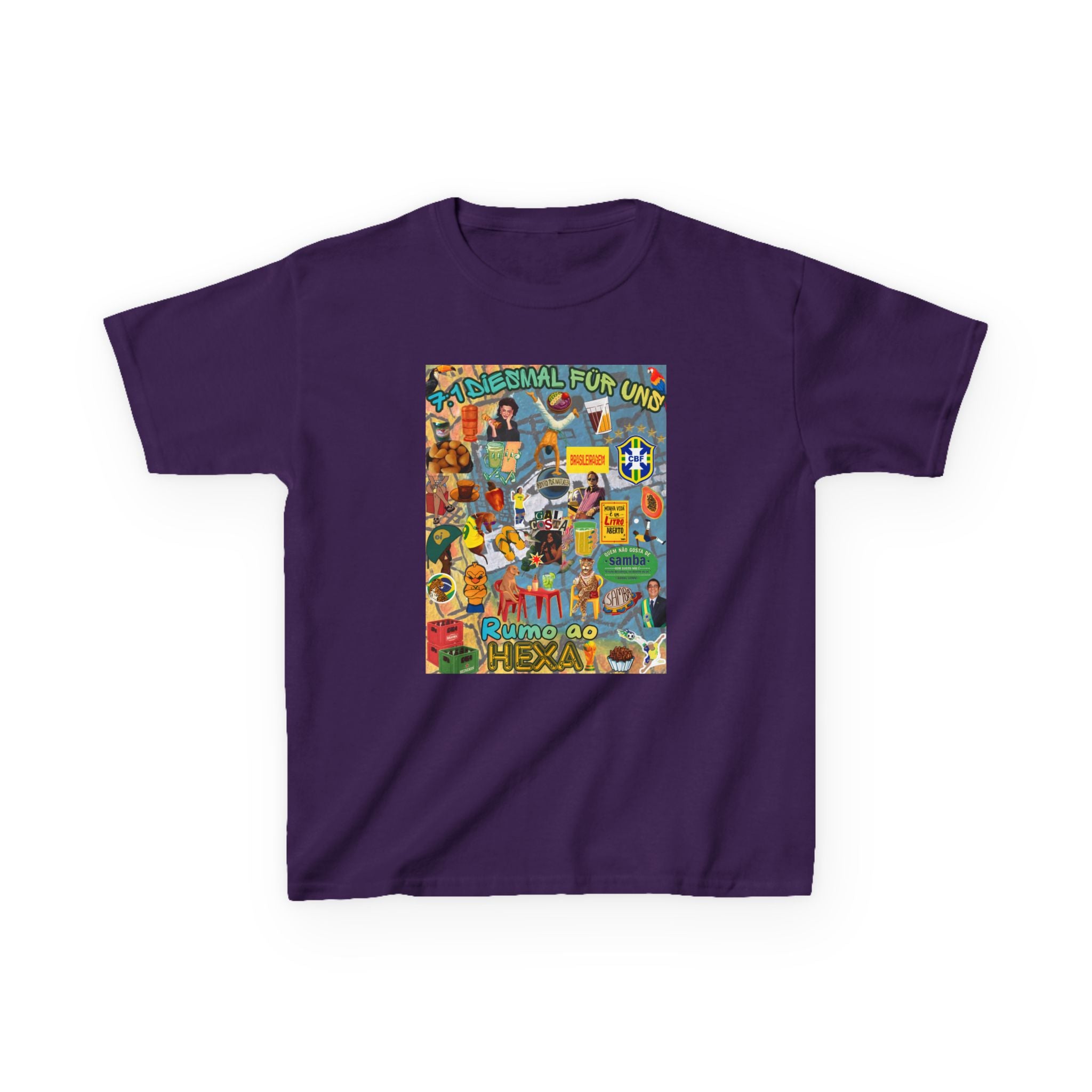 Unisex Kids 100% Algodão | Brasil x Alemanha