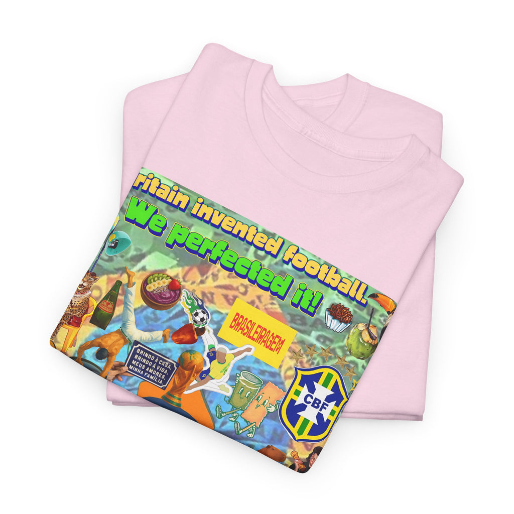 Unisex 100% Algodão OEKO-TEX®  | Brasil x Britain - O jogo nasceu lá, mas o Brasil o elevou a outro patamar!