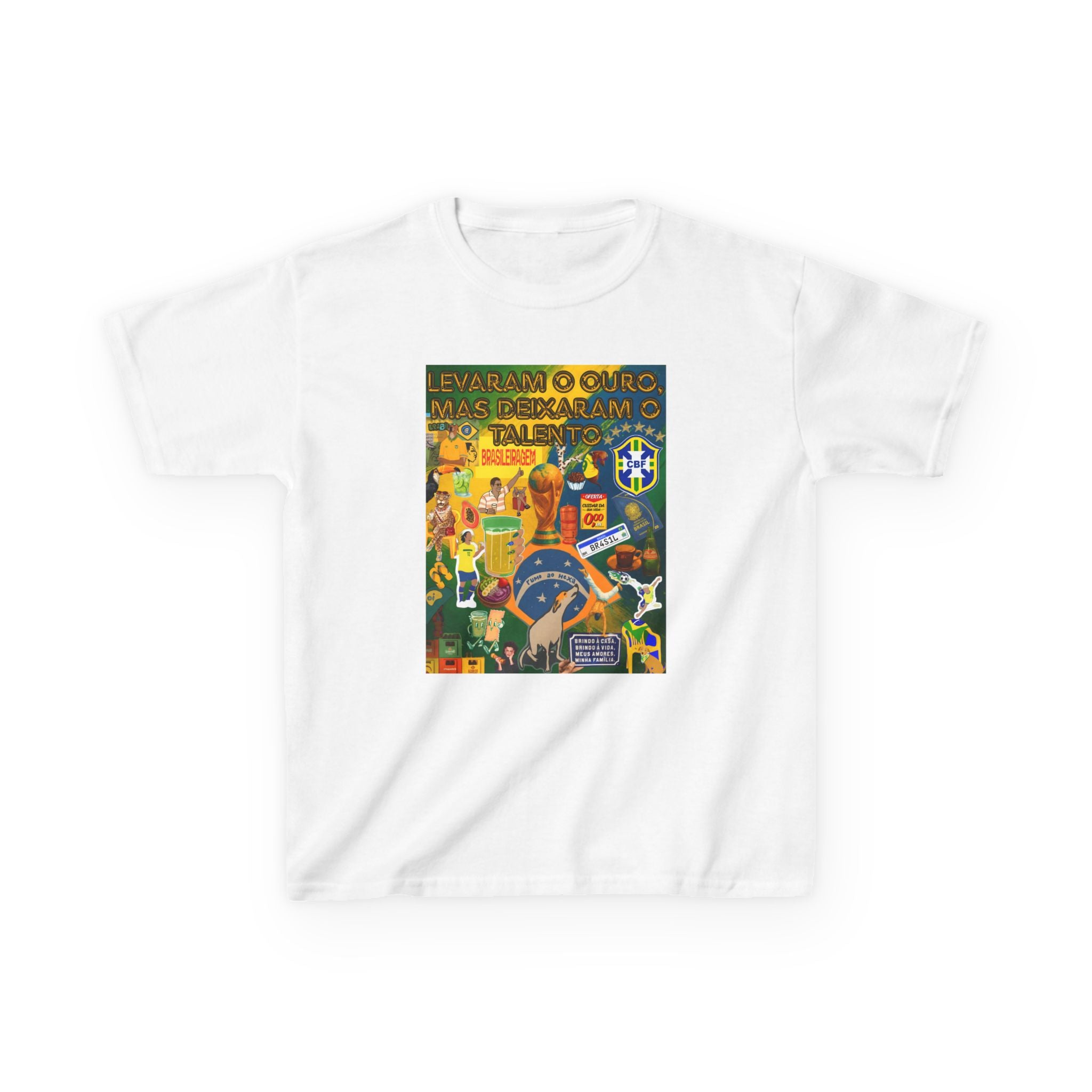 Unisex Kids 100% Algodão | Brasil x Portugal