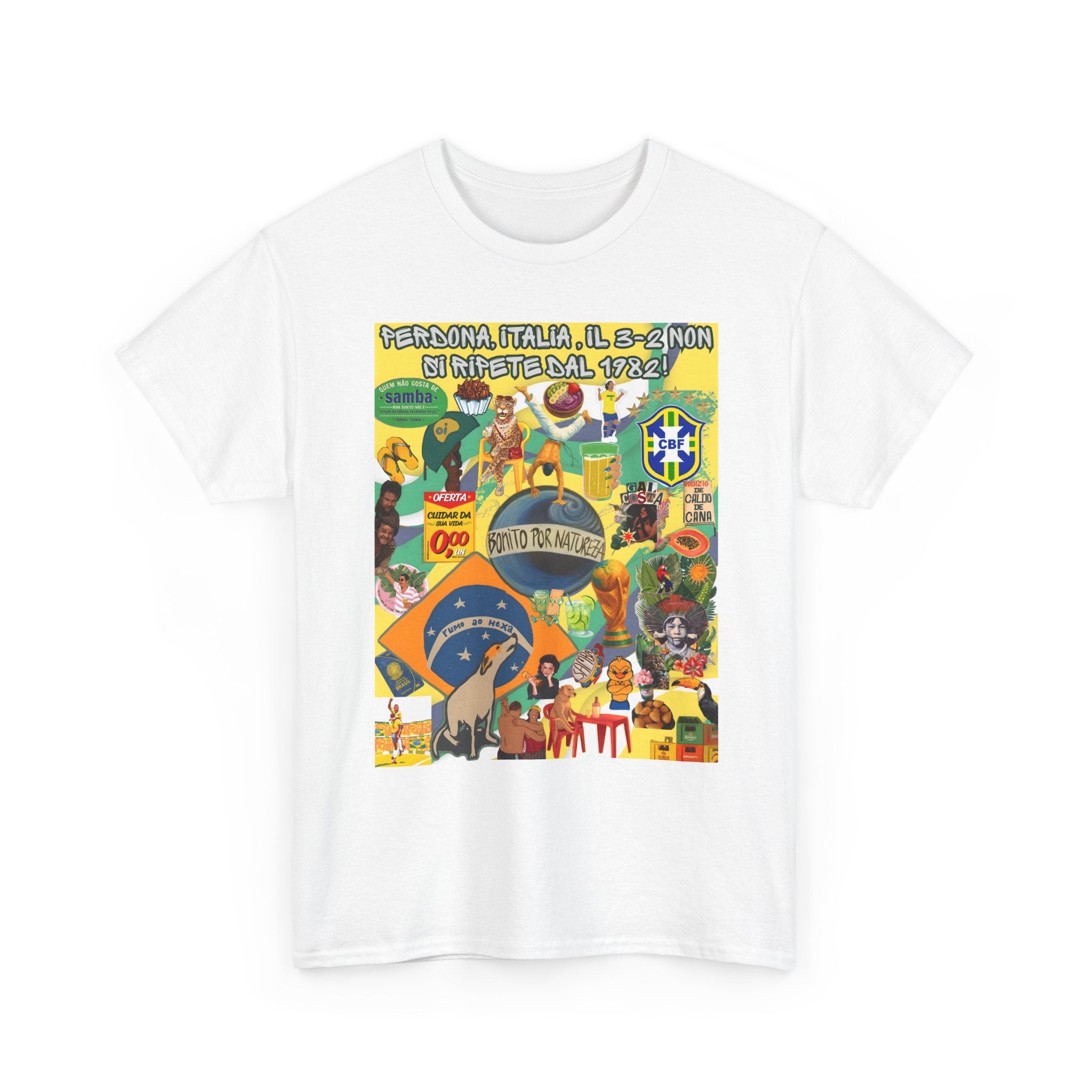 Unisex 100% Algodão OEKO-TEX® | Brasil x Itália