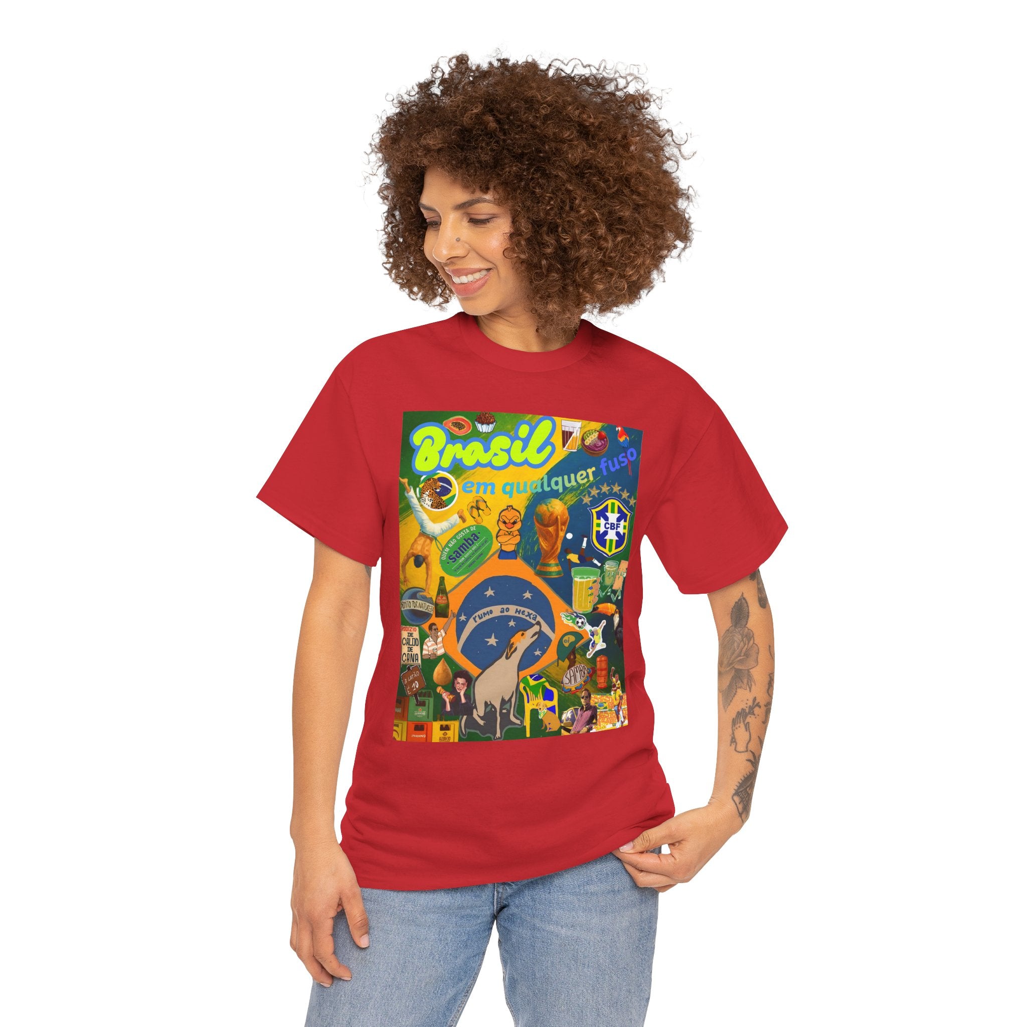 Unisex 100% Algodão OEKO-TEX®  | Brasil em qualquer fuso!
