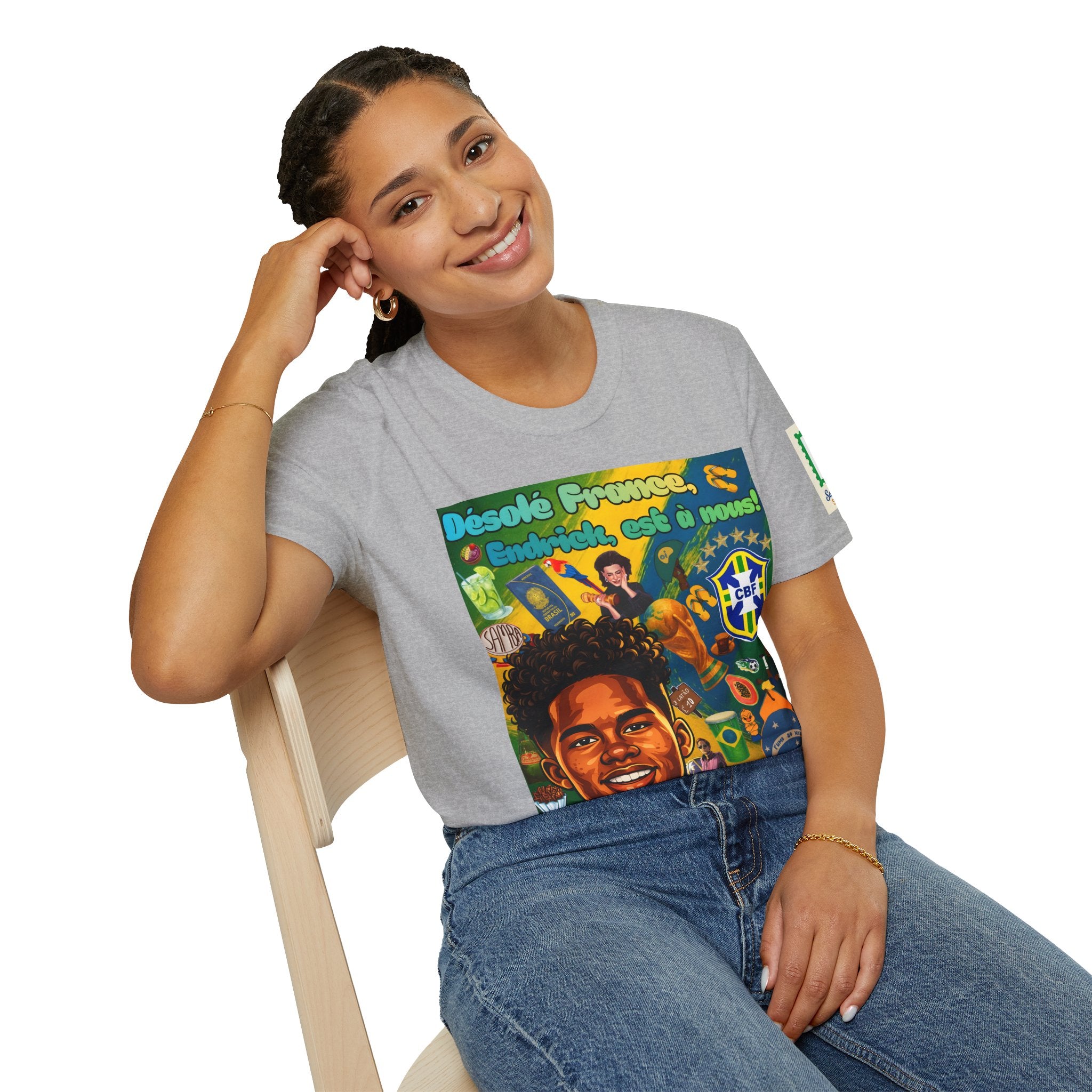Unisex Graphic T-Shirt | Brasil x França