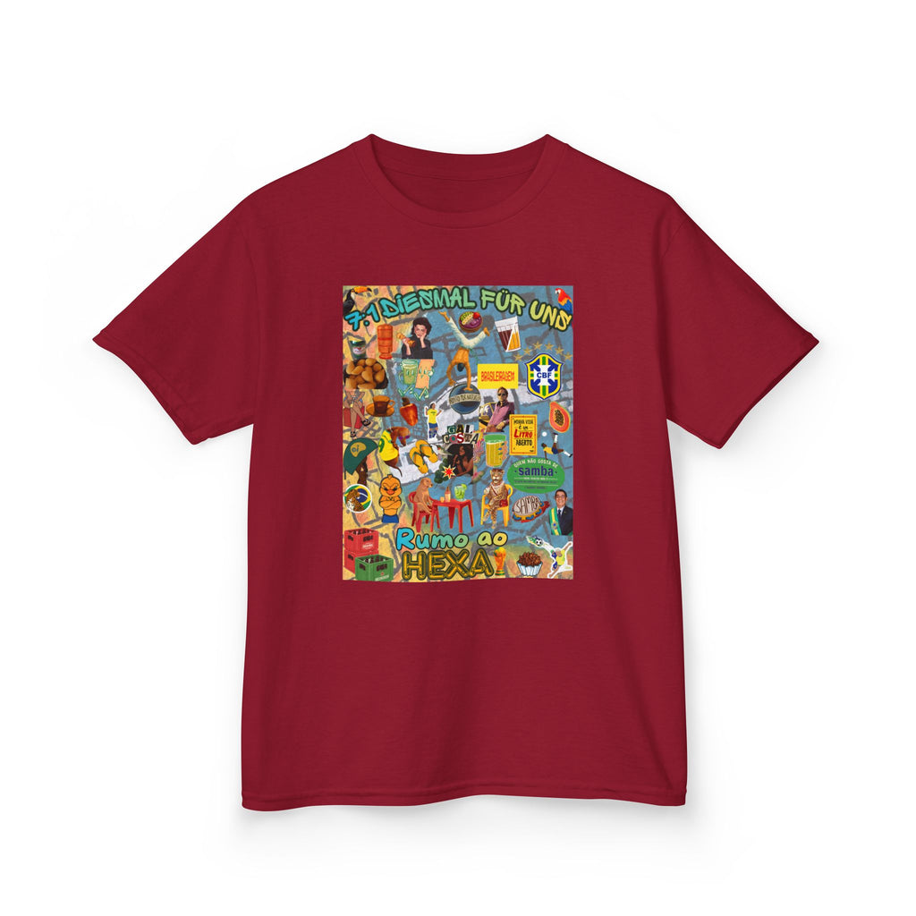 Unisex Kids 100% Algodão | Brasil x Alemanha