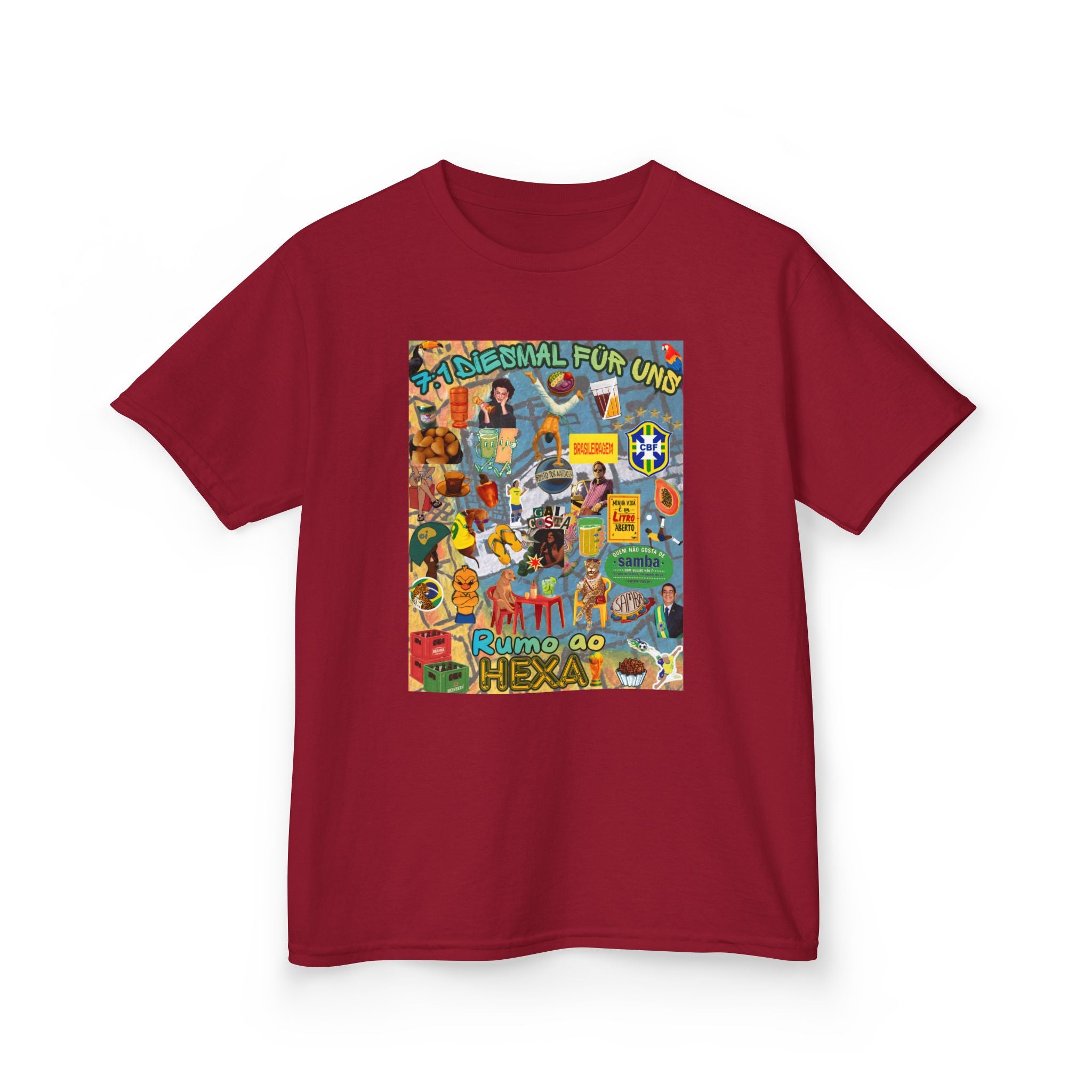 Unisex Kids 100% Algodão | Brasil x Alemanha