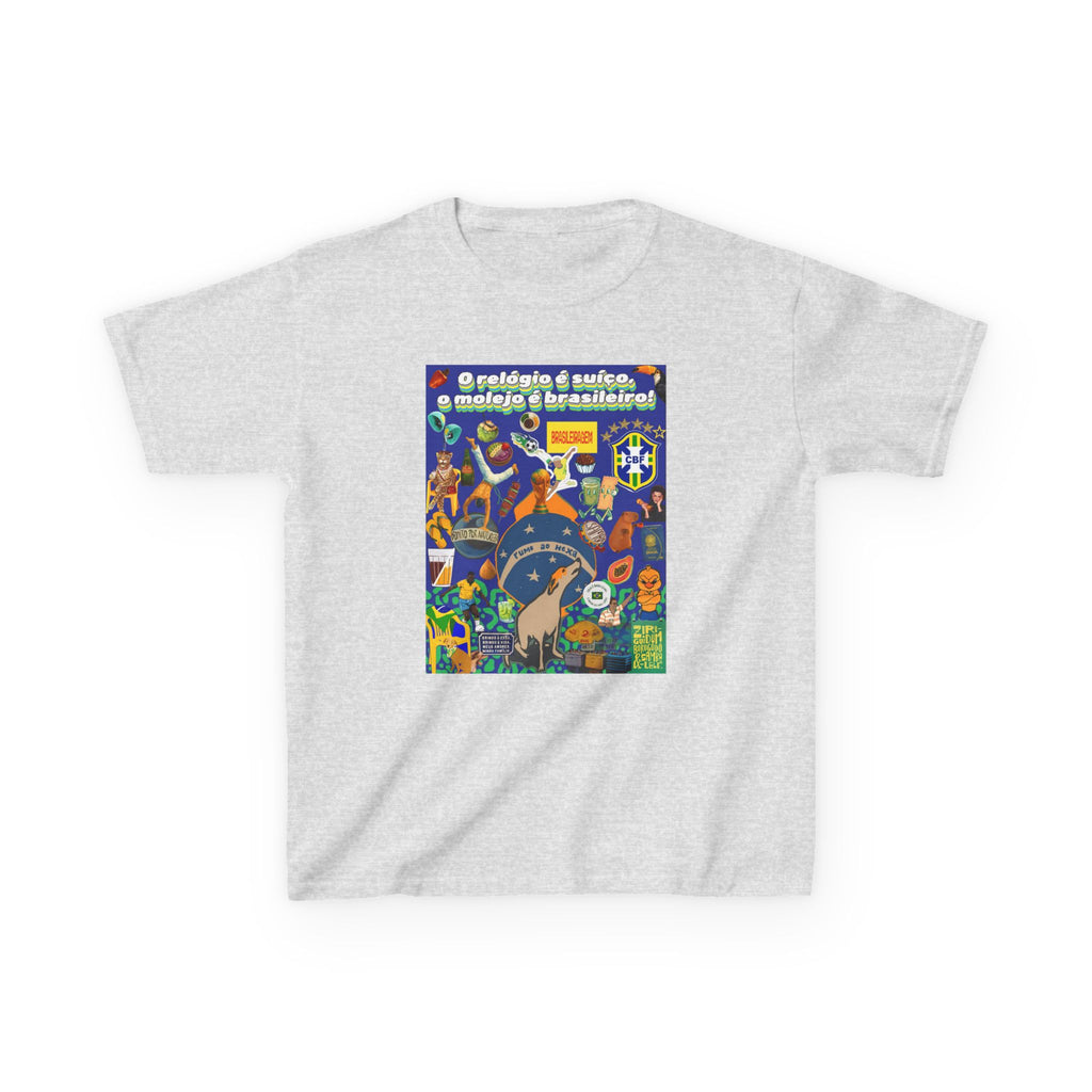 Unisex Kids 100% Algodão | Brasil x Suíça - O relógio é deles, o molejo é nosso!