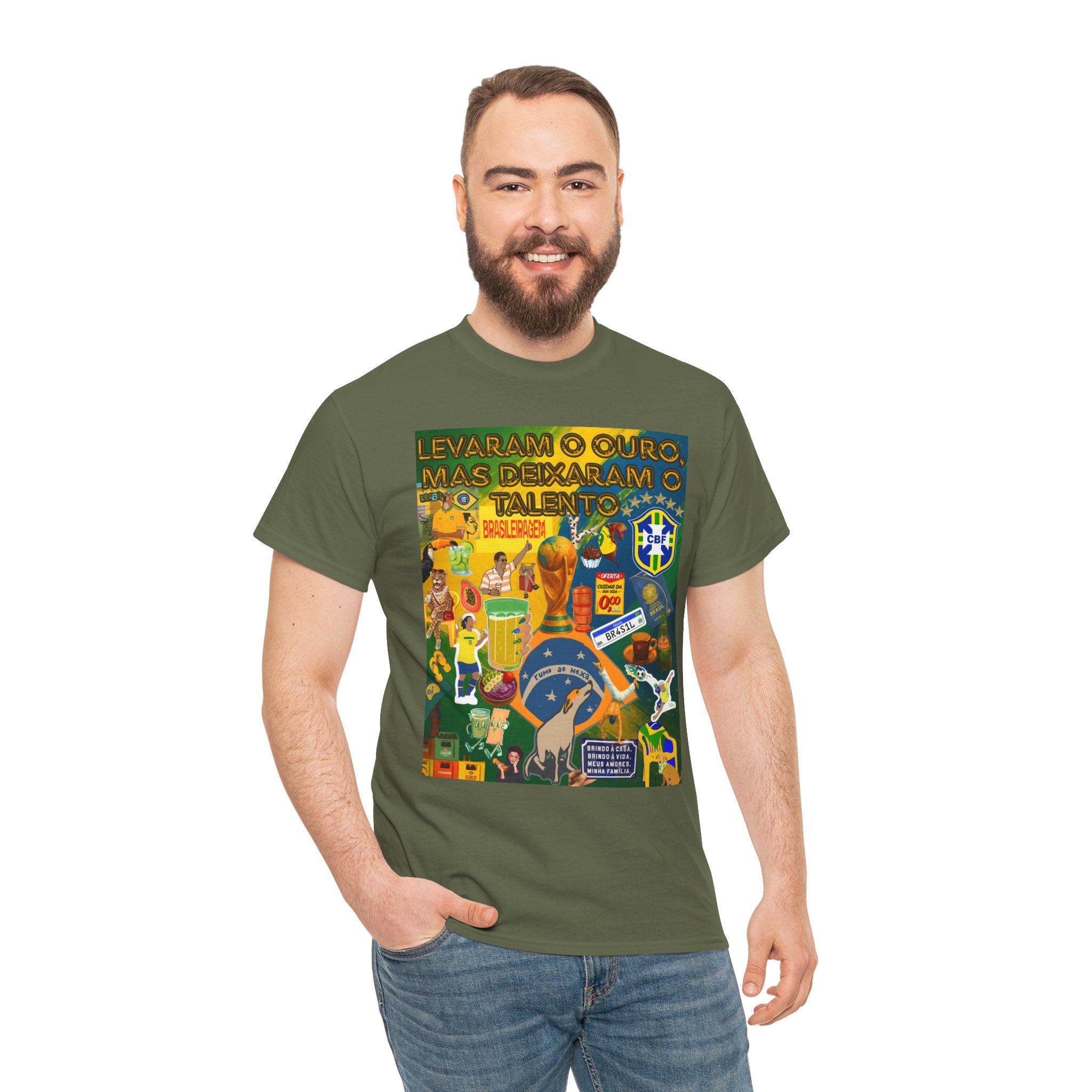Unisex 100% Algodão OEKO-TEX®  | Brasil x Portugal