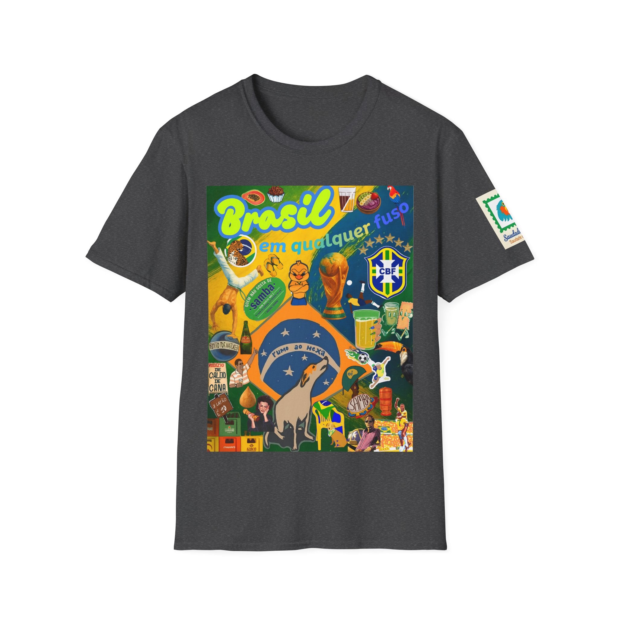 Unisex Graphic T-Shirt | Brasil em qualquer fuso.