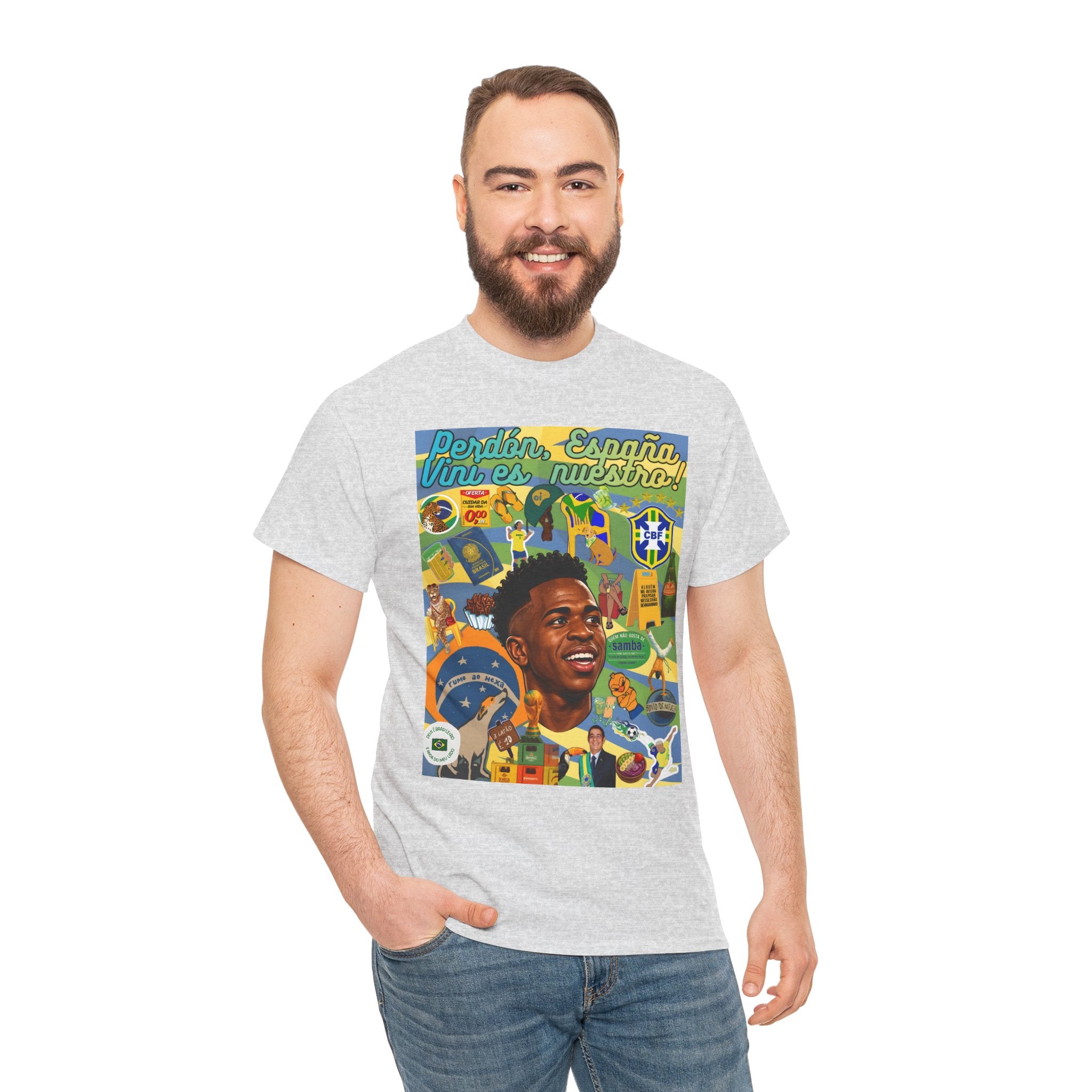Unisex 100% Algodão OEKO-TEX®  | Brasil x Espanha