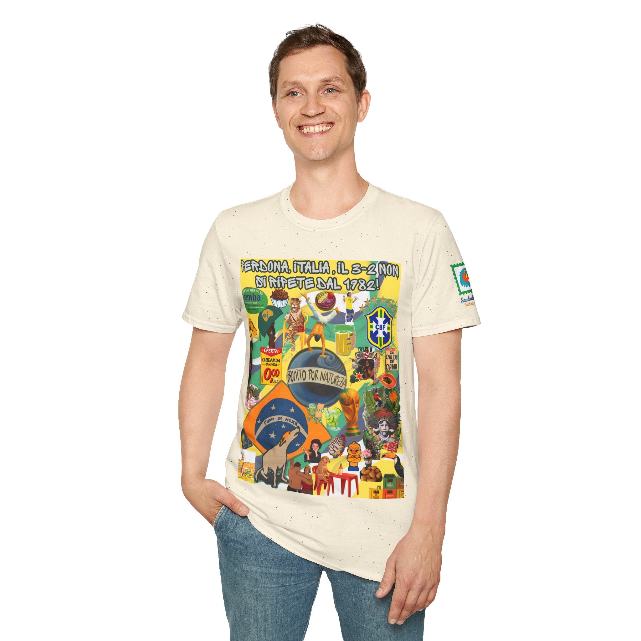 Unisex Graphic T-Shirt | Brasil x Itália