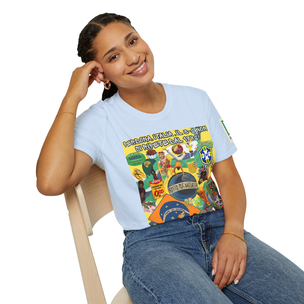 Unisex Graphic T-Shirt | Brasil x Itália