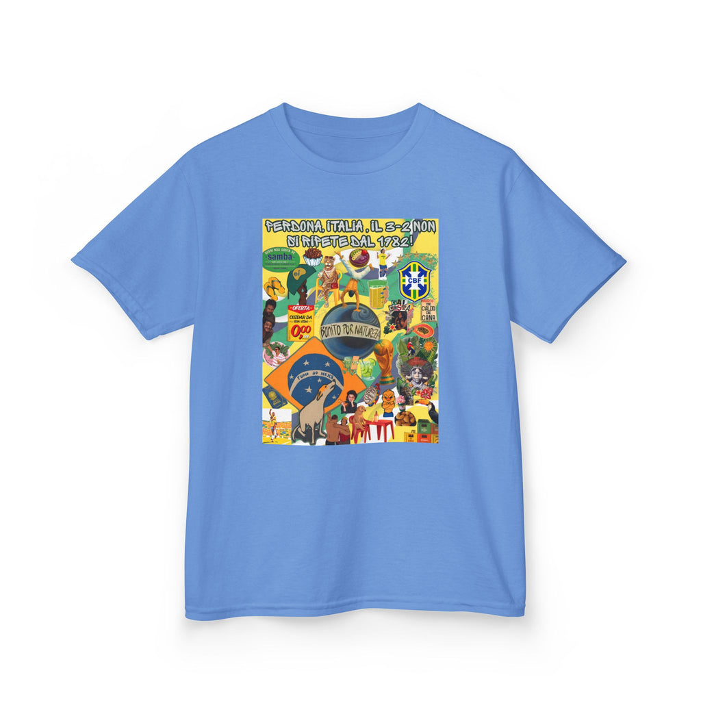 Unisex Kids 100% Algodão | Brasil x Itália