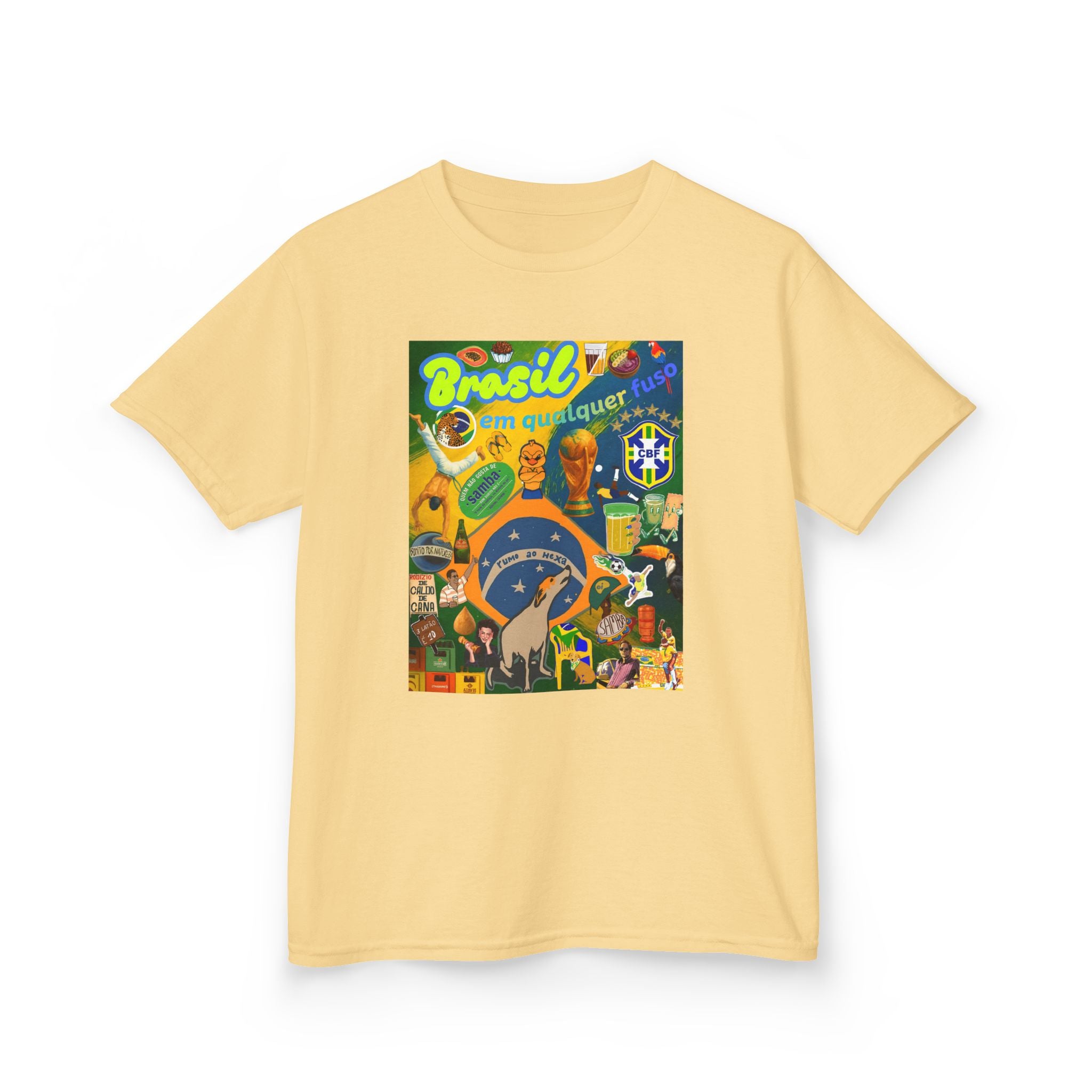 Unisex Kids 100% Algodão | Brasil em qualquer fuso!