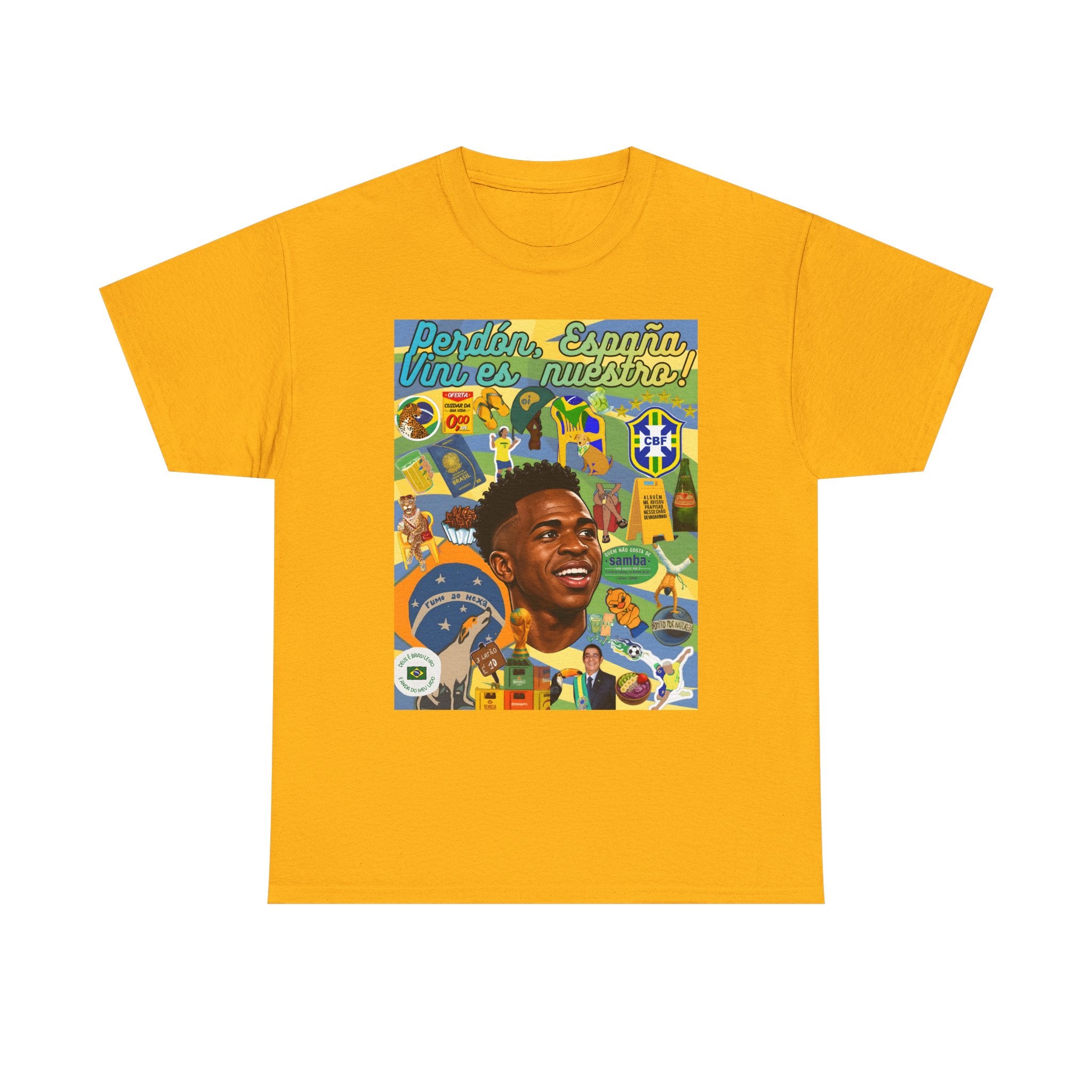 Unisex 100% Algodão OEKO-TEX®  | Brasil x Espanha