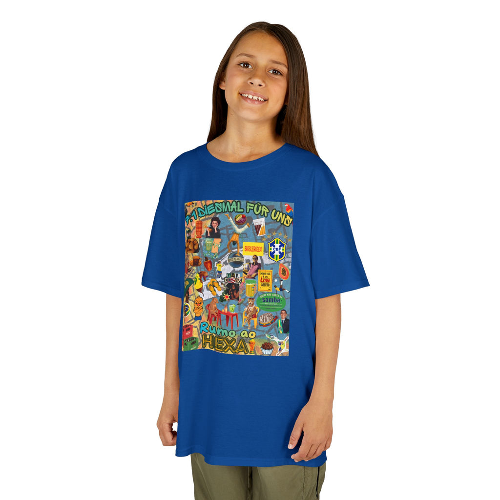 Unisex Kids 100% Algodão | Brasil x Alemanha