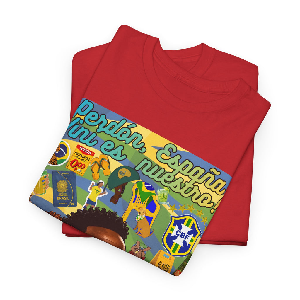 Unisex 100% Algodão OEKO-TEX®  | Brasil x Espanha
