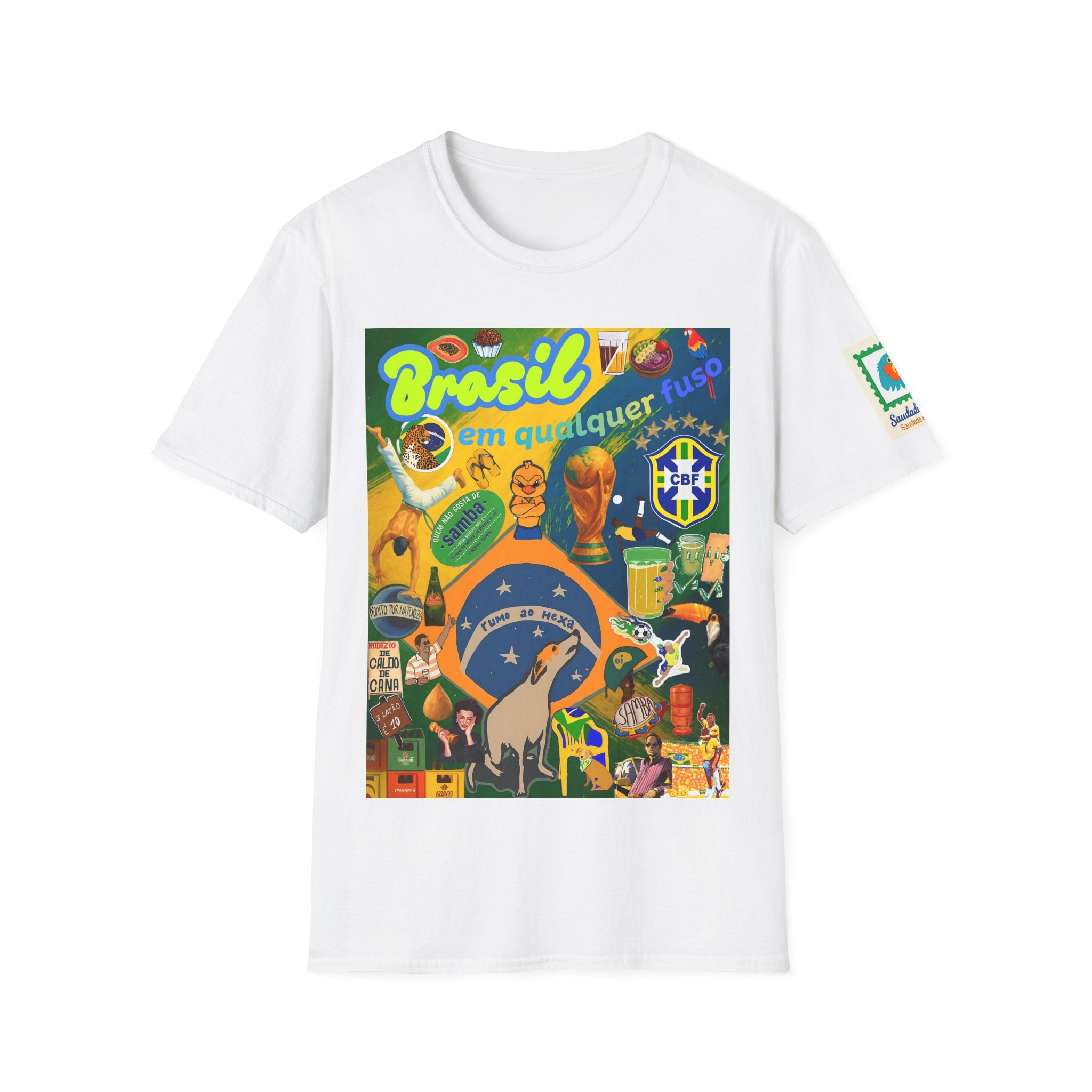 Unisex Graphic T-Shirt | Brasil em qualquer fuso.