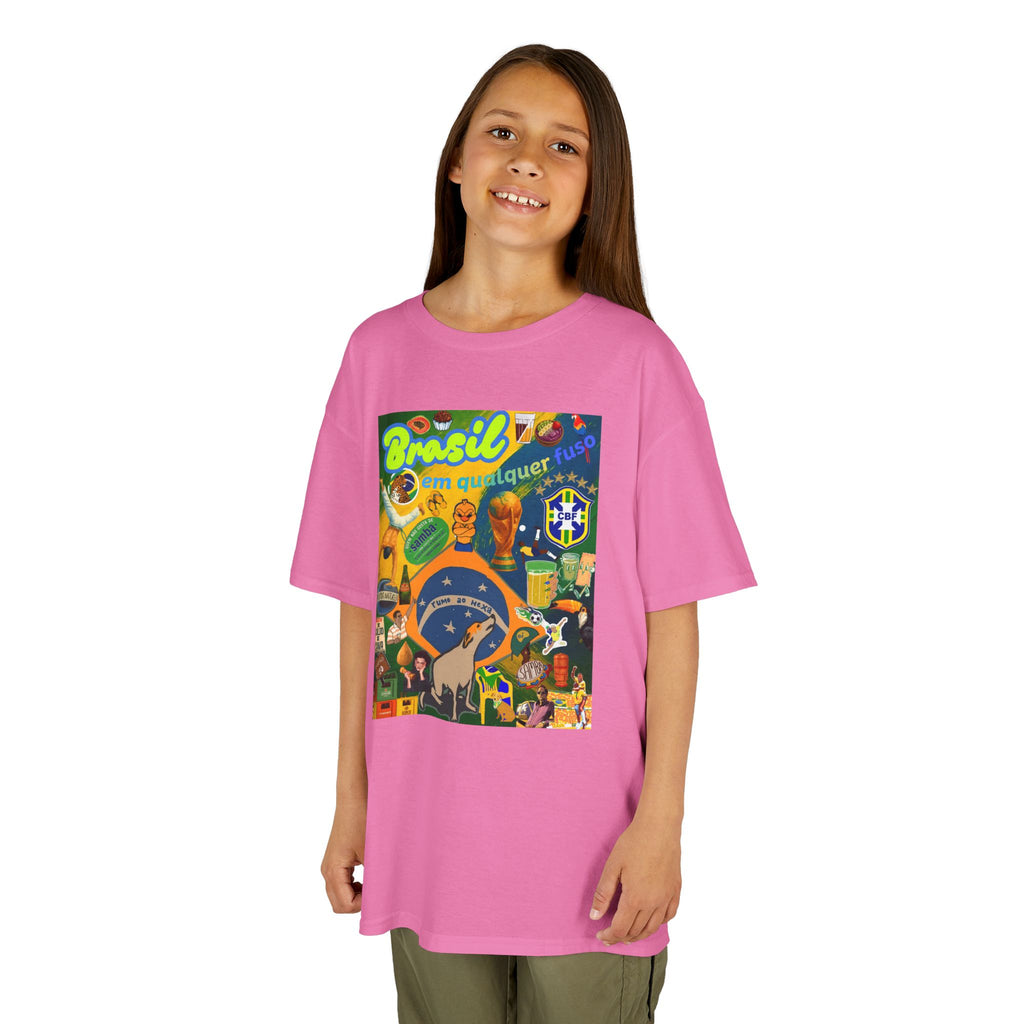 Unisex Kids 100% Algodão | Brasil em qualquer fuso!