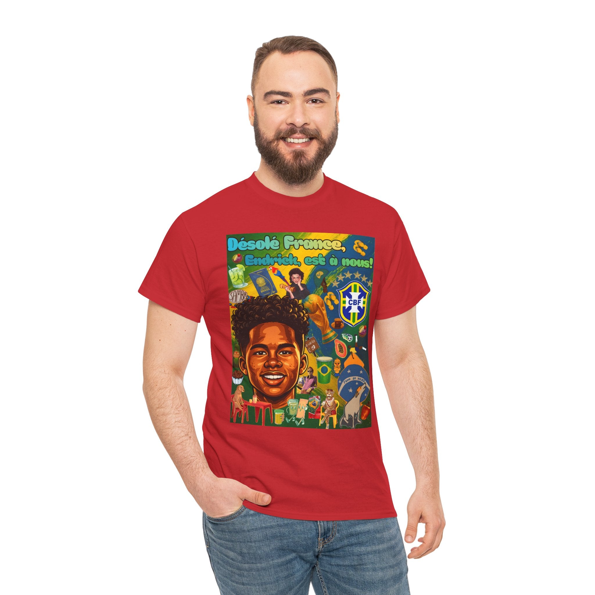 Unisex 100% Algodão OEKO-TEX®  | Brasil x França