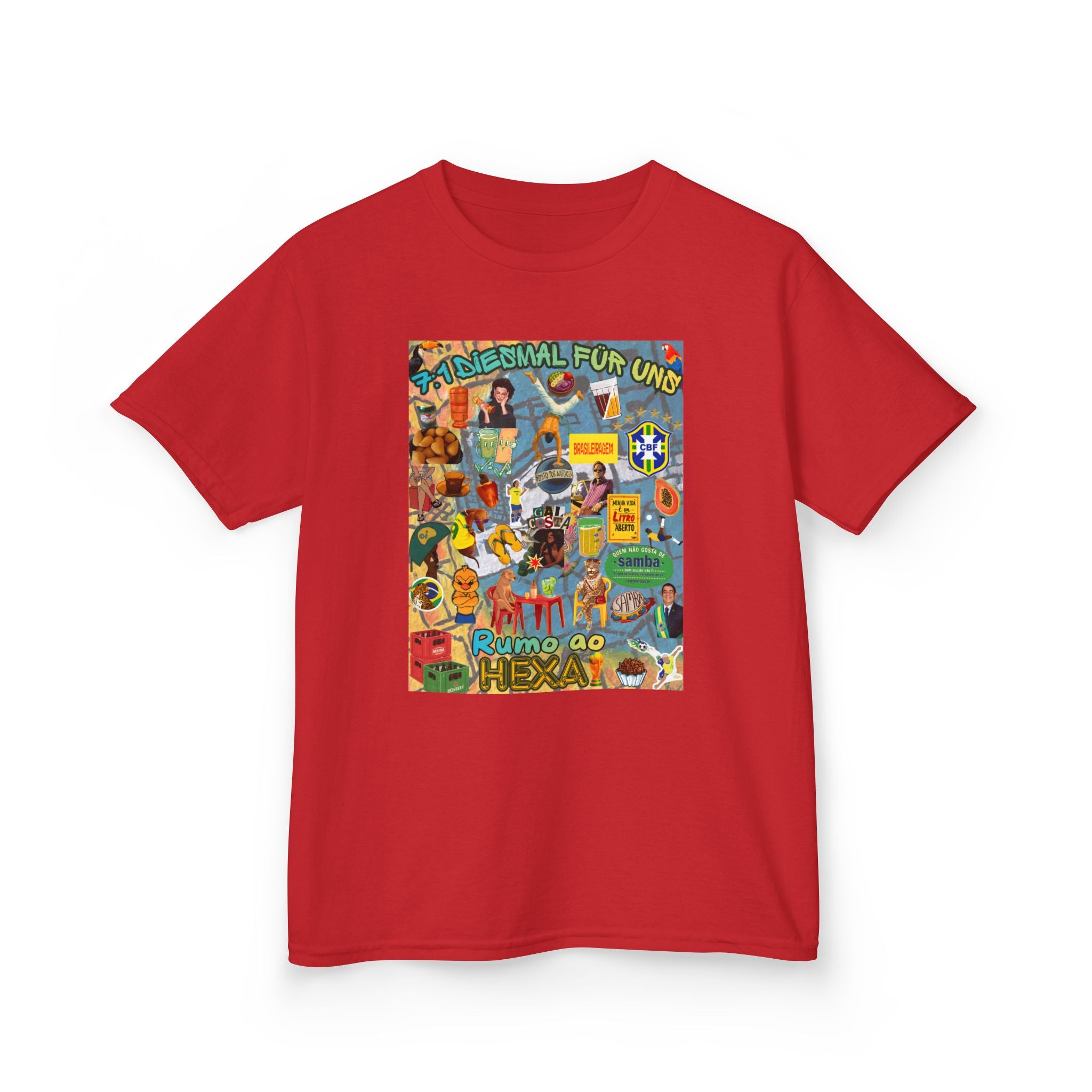 Unisex Kids 100% Algodão | Brasil x Alemanha