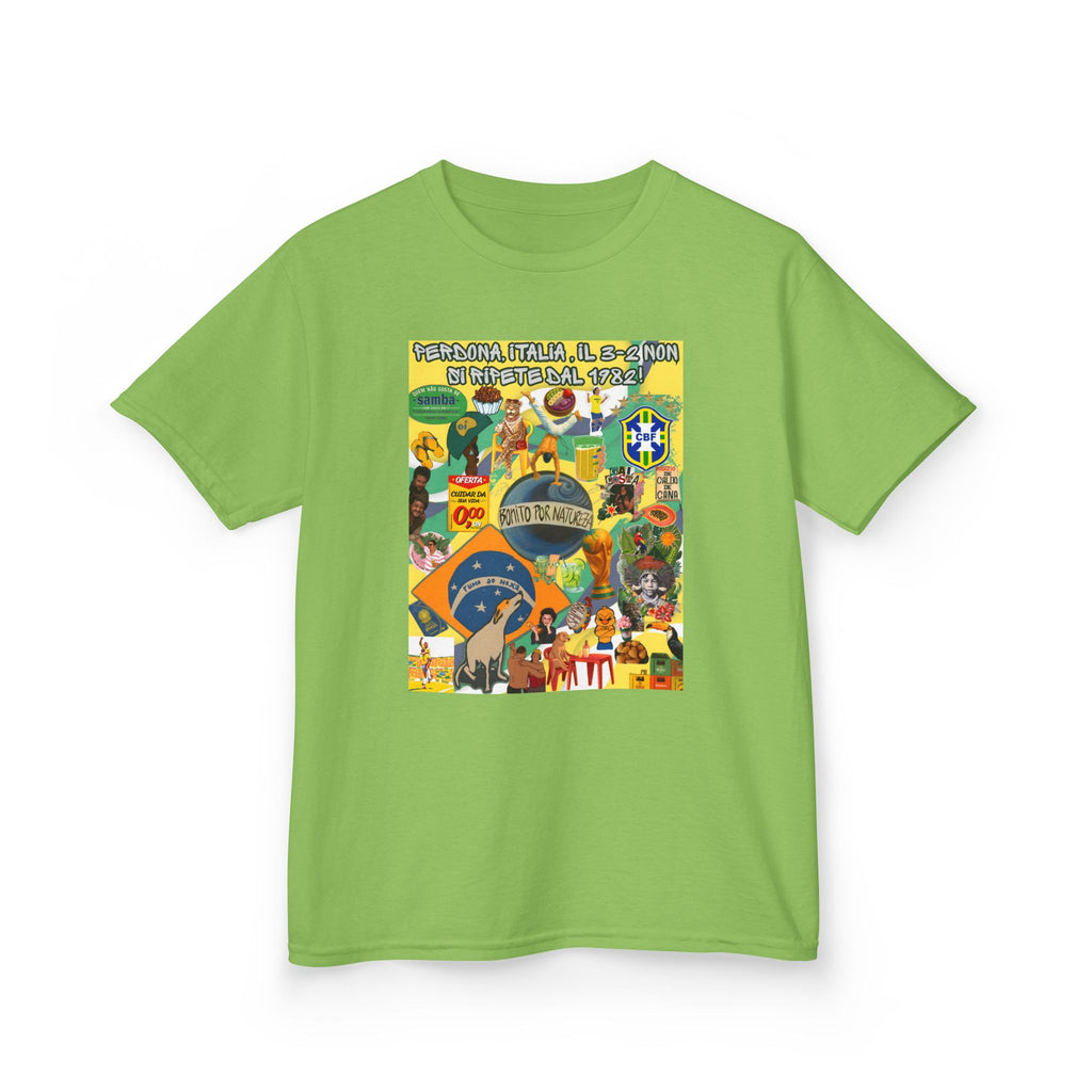 Unisex Kids 100% Algodão | Brasil x Itália