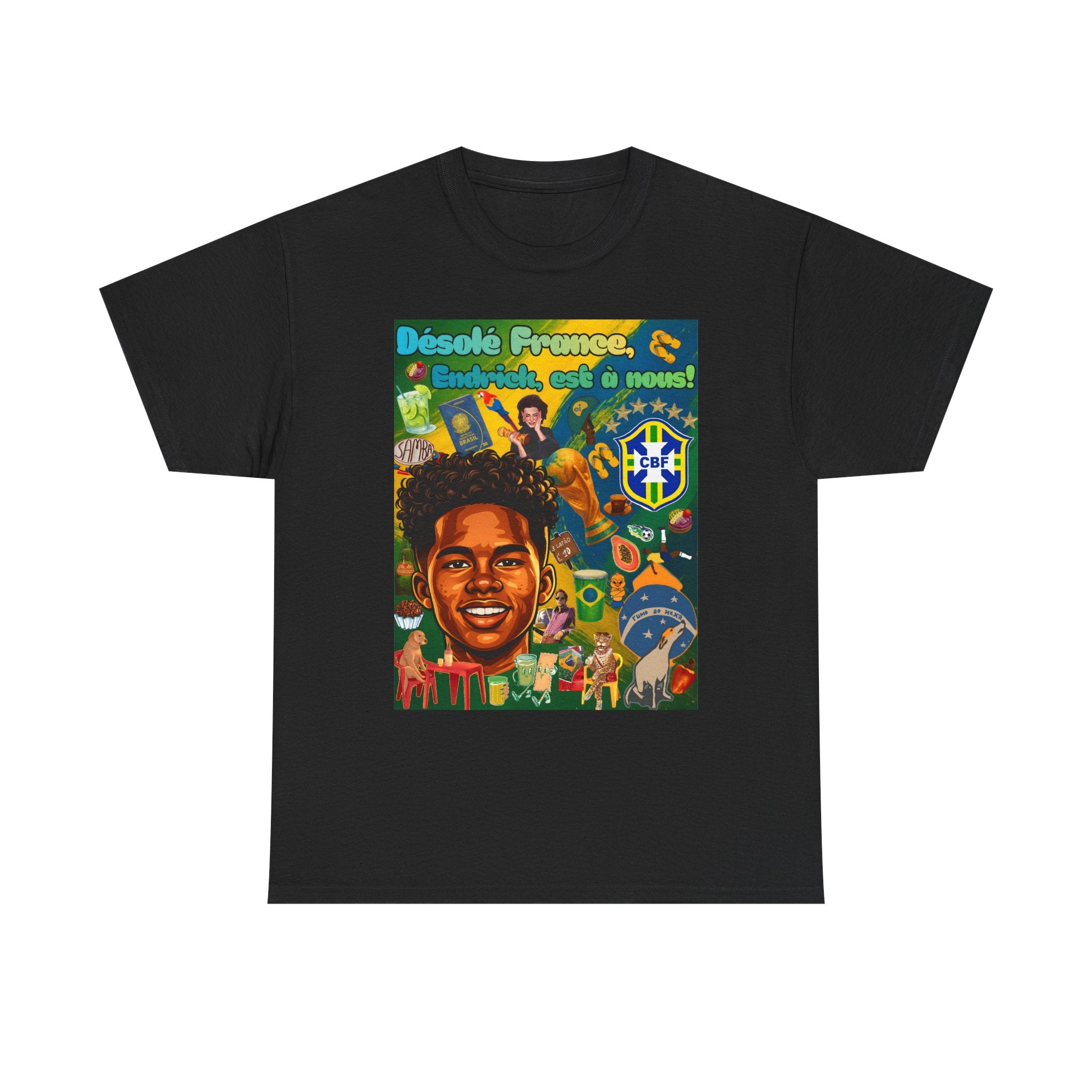 Unisex 100% Algodão OEKO-TEX®  | Brasil x França