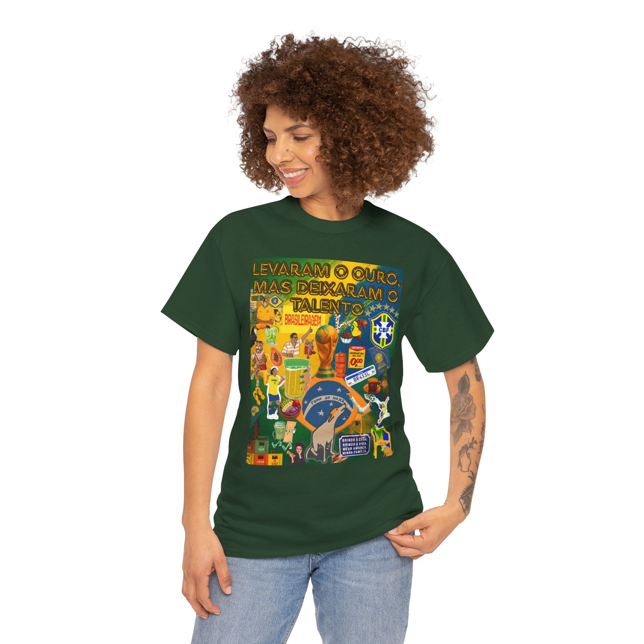 Unisex 100% Algodão OEKO-TEX®  | Brasil x Portugal