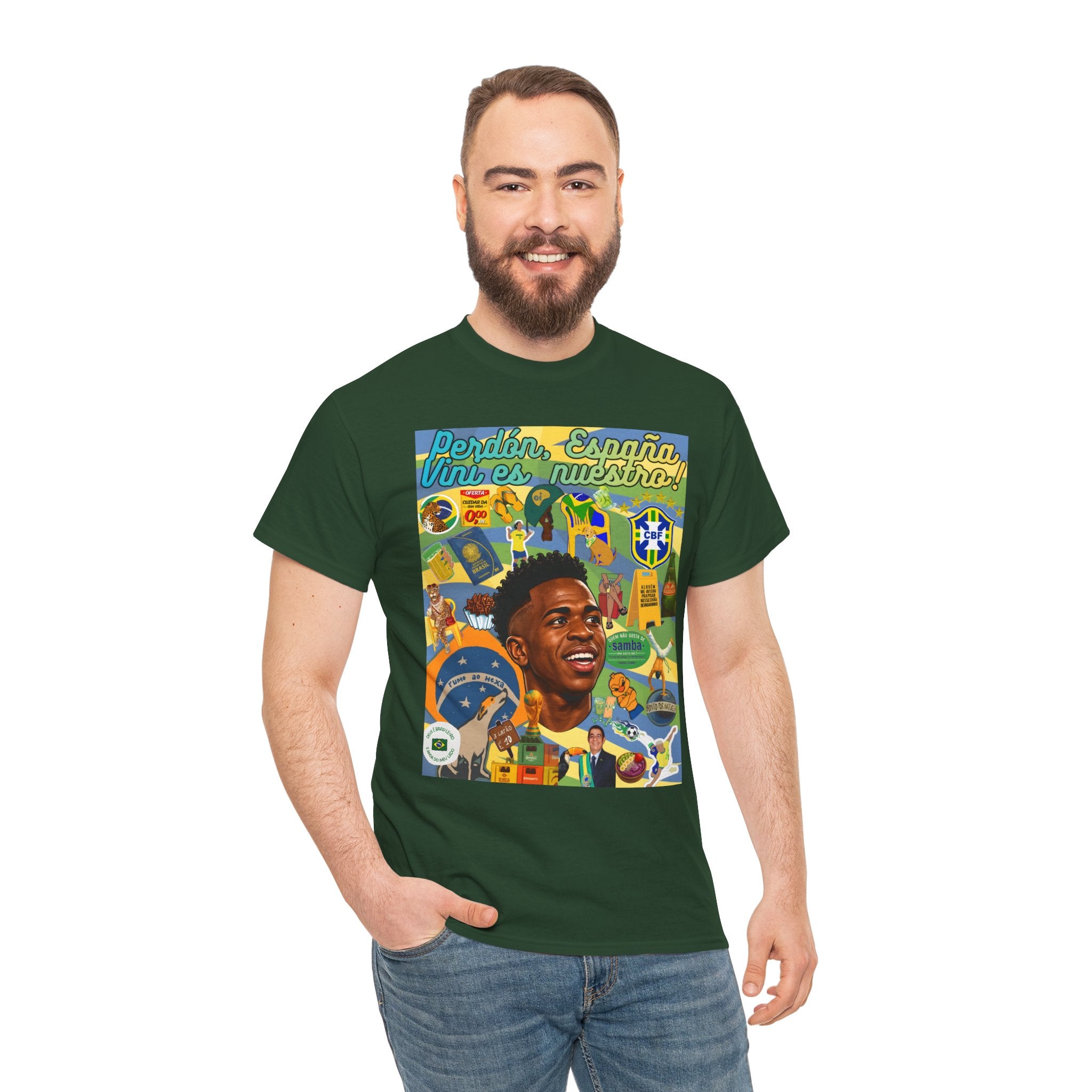 Unisex 100% Algodão OEKO-TEX®  | Brasil x Espanha