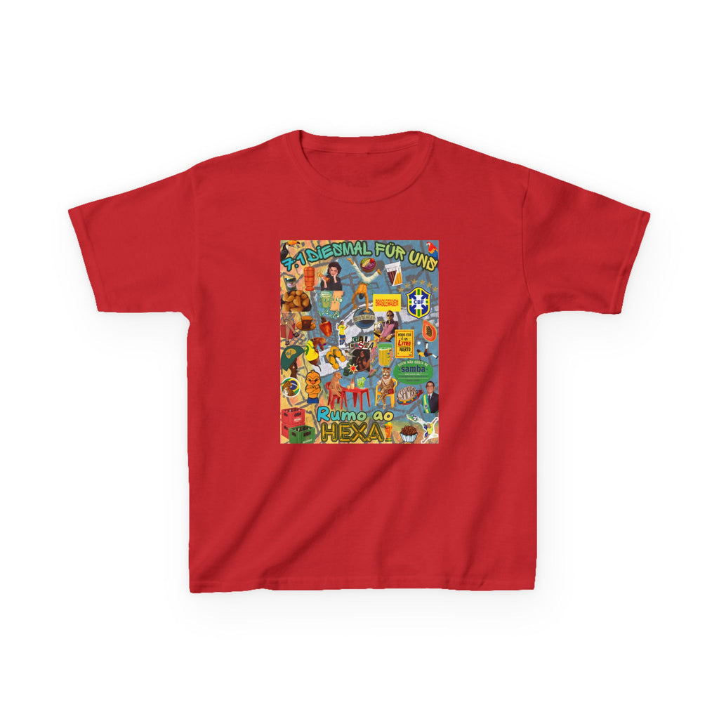 Unisex Kids 100% Algodão | Brasil x Alemanha