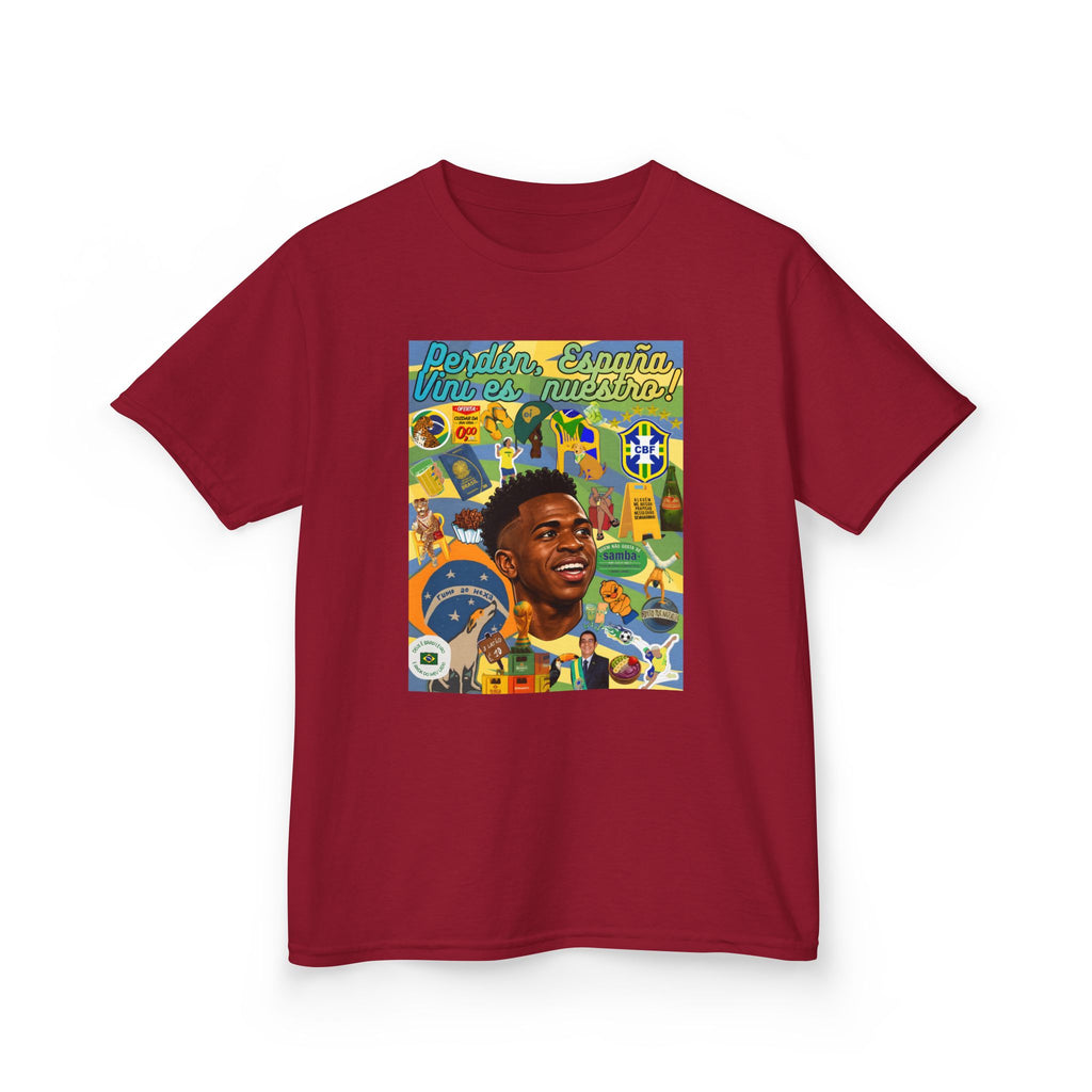 Unisex Kids 100% Algodão | Brasil x Espanha
