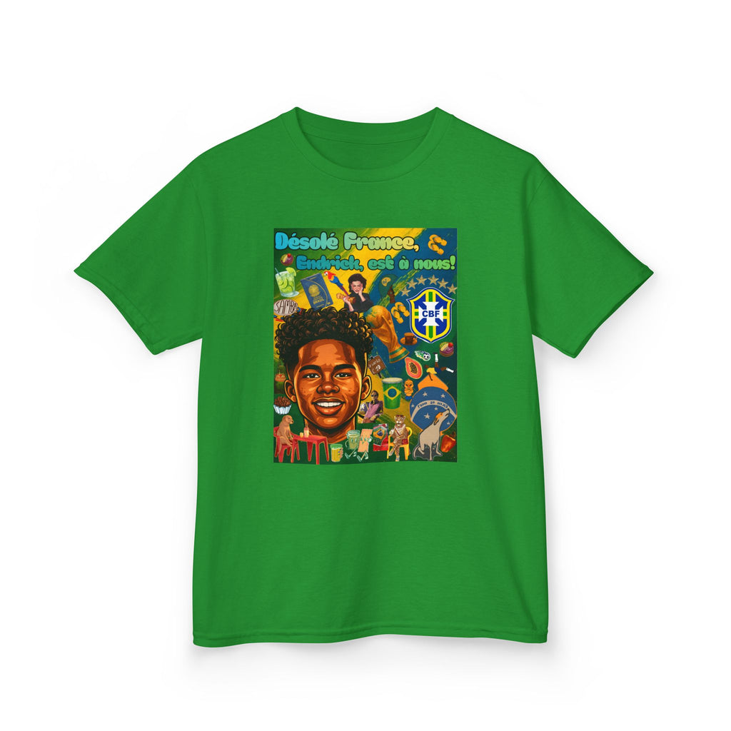 Unisex Kids 100% Algodão | Brasil x França