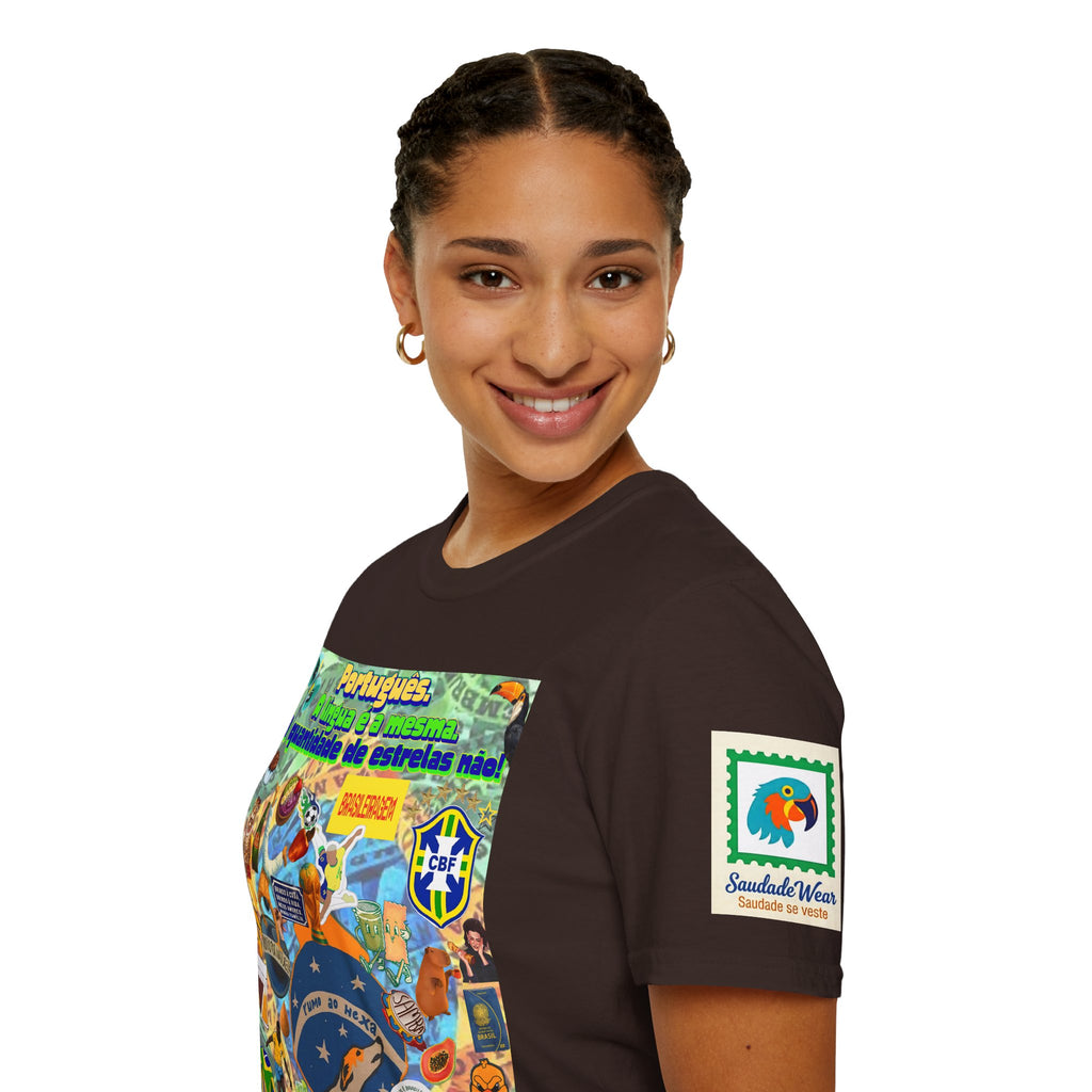 Unisex Graphic T-Shirt | Brasil x Portugal- Quantidade de estrelas!