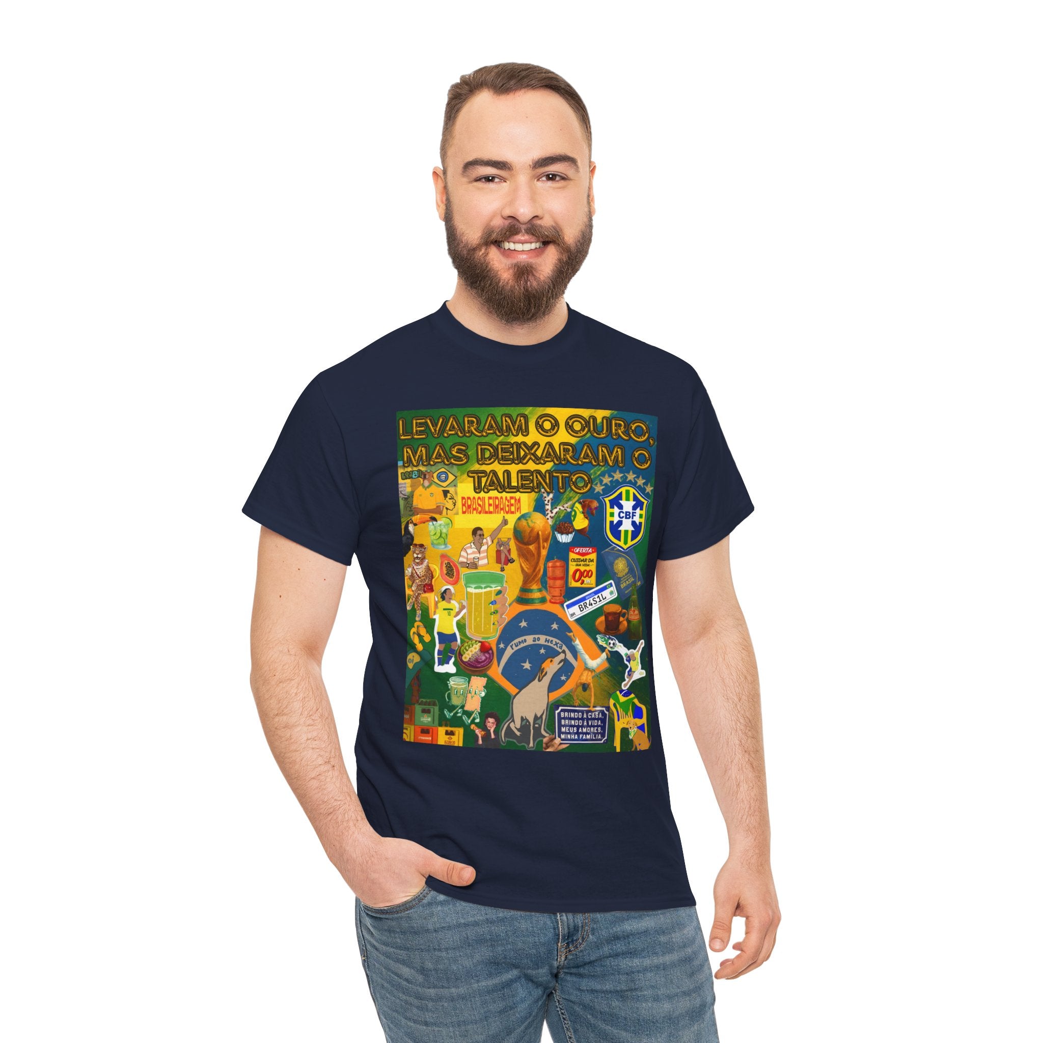 Unisex 100% Algodão OEKO-TEX®  | Brasil x Portugal
