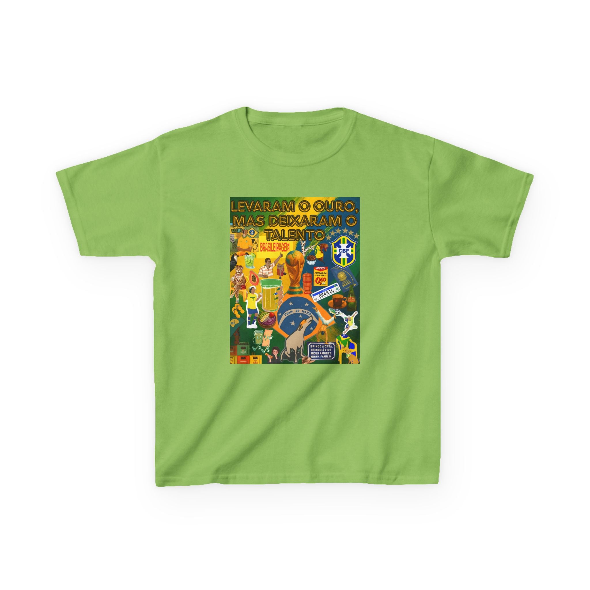 Unisex Kids 100% Algodão | Brasil x Portugal