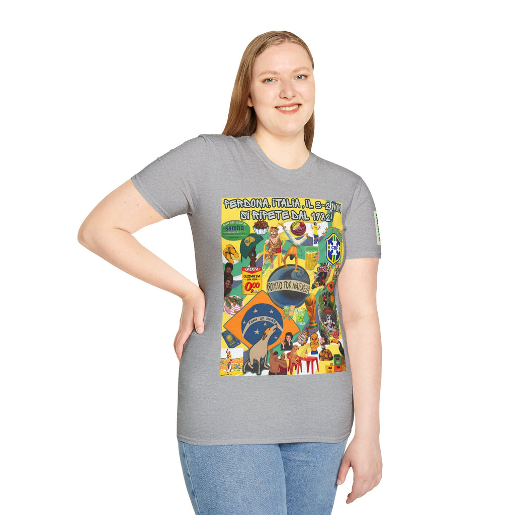 Unisex Graphic T-Shirt | Brasil x Itália