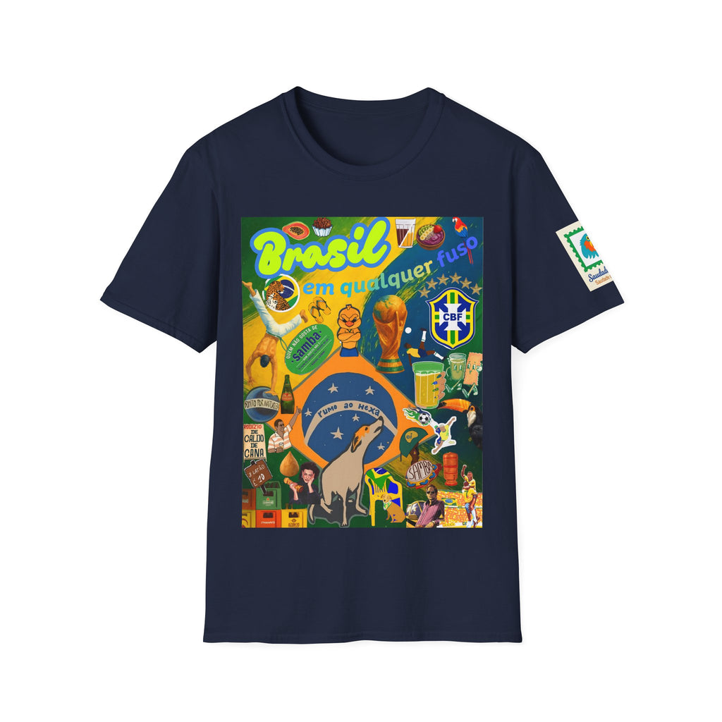 Unisex Graphic T-Shirt | Brasil em qualquer fuso.