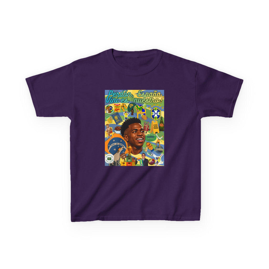 Unisex Kids 100% Algodão | Brasil x Espanha