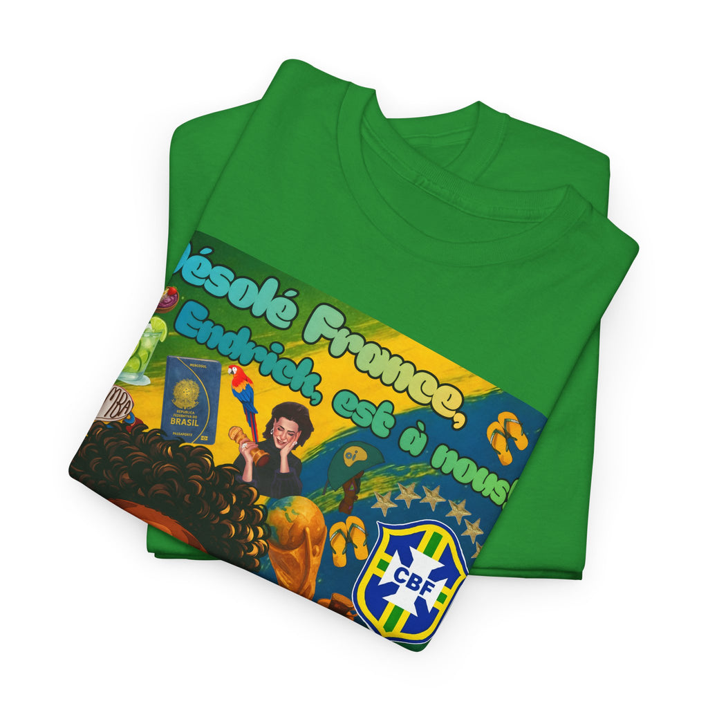 Unisex 100% Algodão OEKO-TEX®  | Brasil x Alemanha