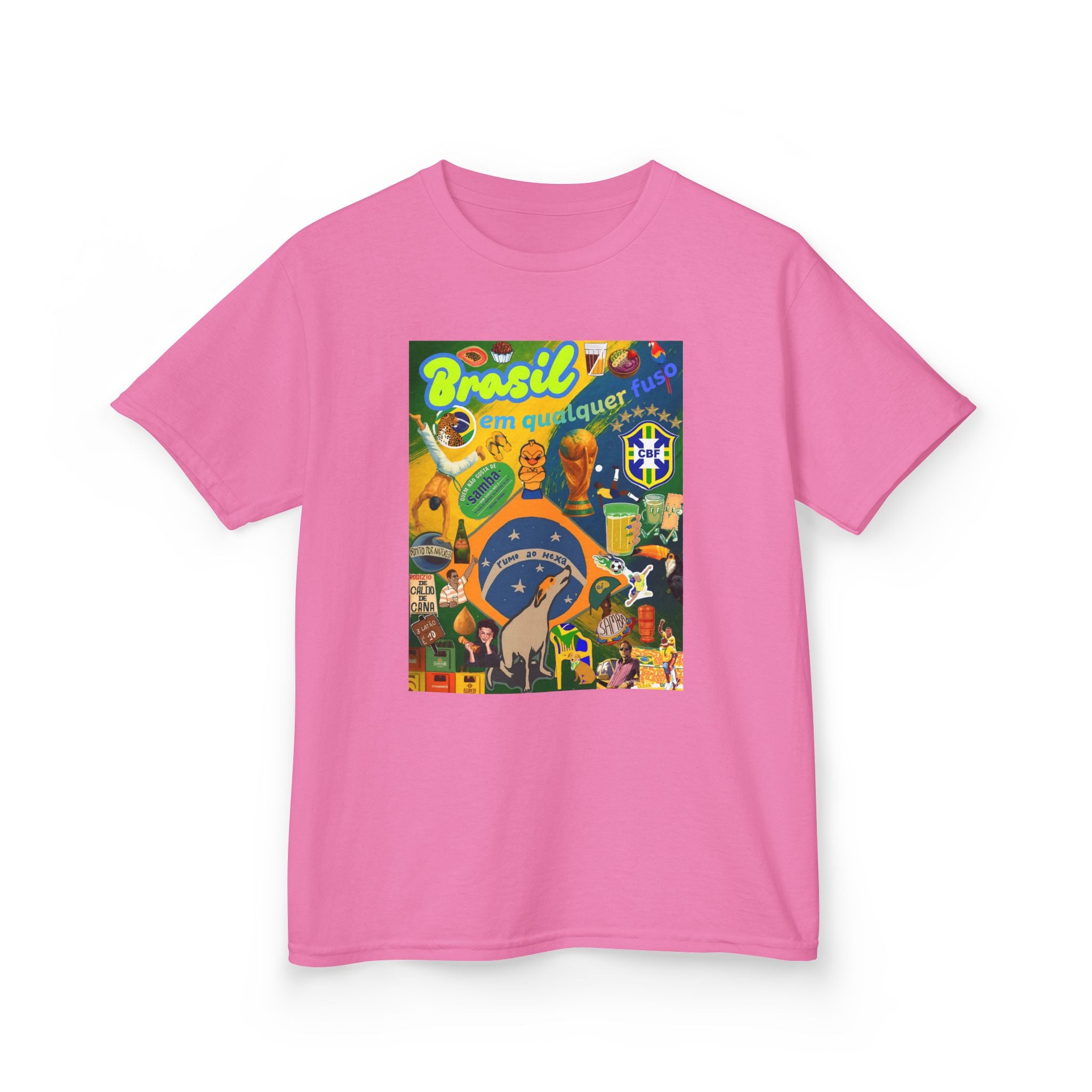 Unisex Kids 100% Algodão | Brasil em qualquer fuso!