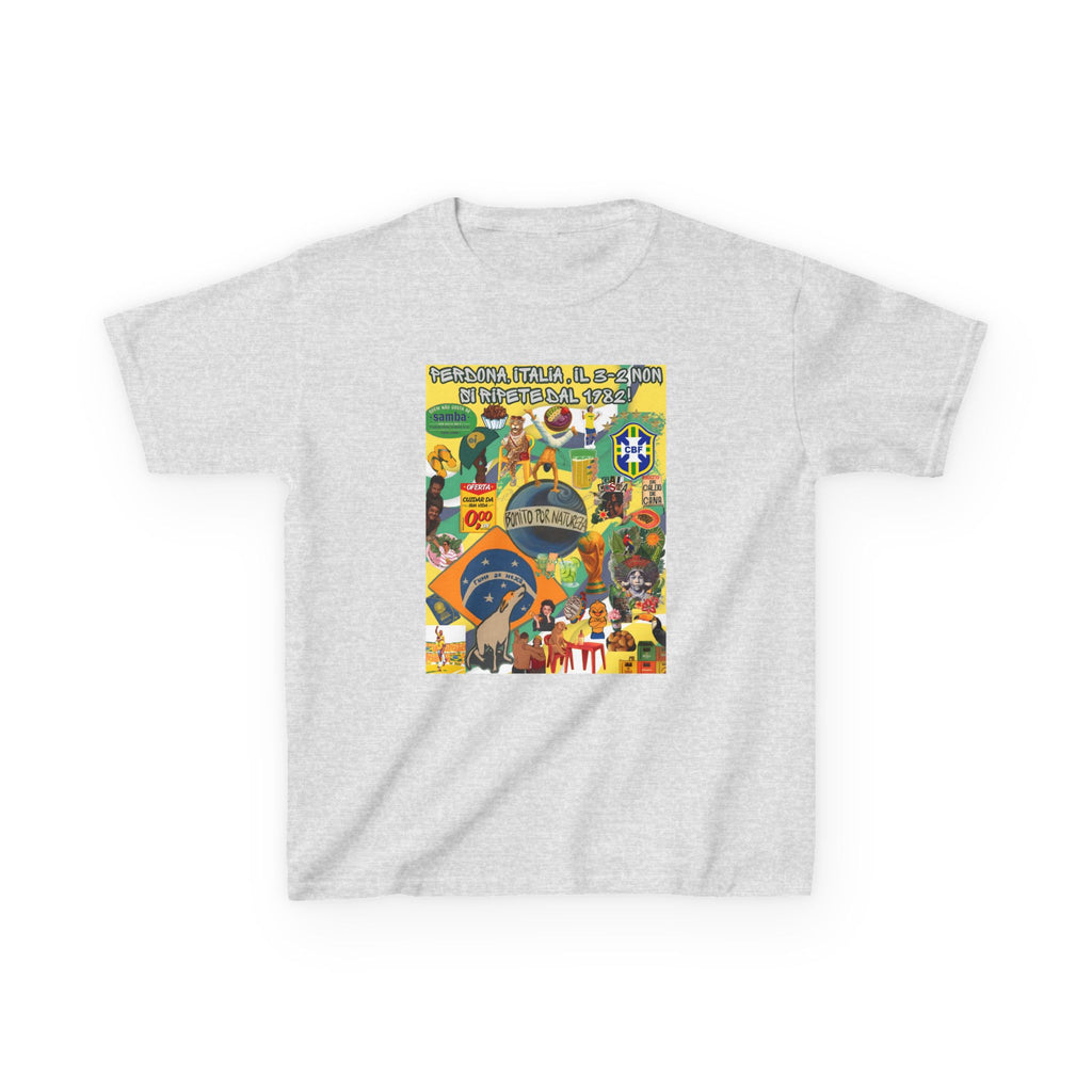 Unisex Kids 100% Algodão | Brasil x Itália