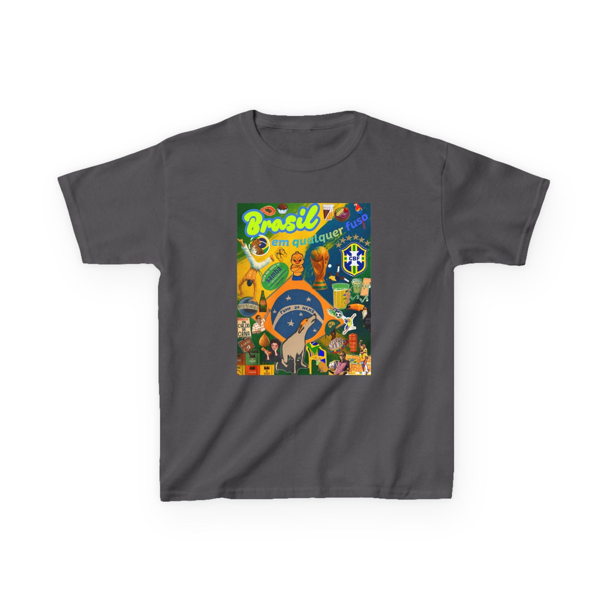 Unisex Kids 100% Algodão | Brasil em qualquer fuso!