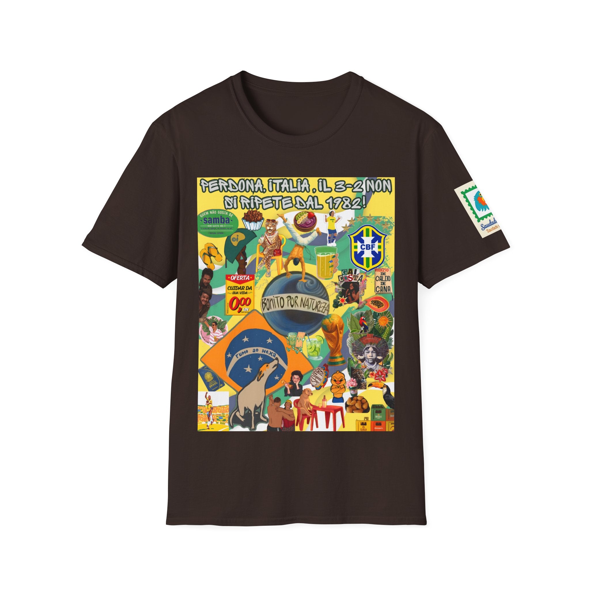 Unisex Graphic T-Shirt | Brasil x Itália