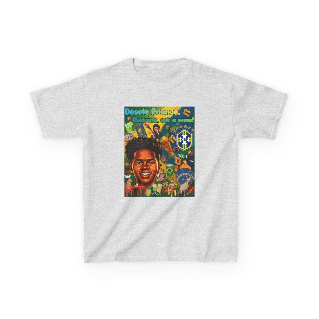 Unisex Kids 100% Algodão | Brasil x França