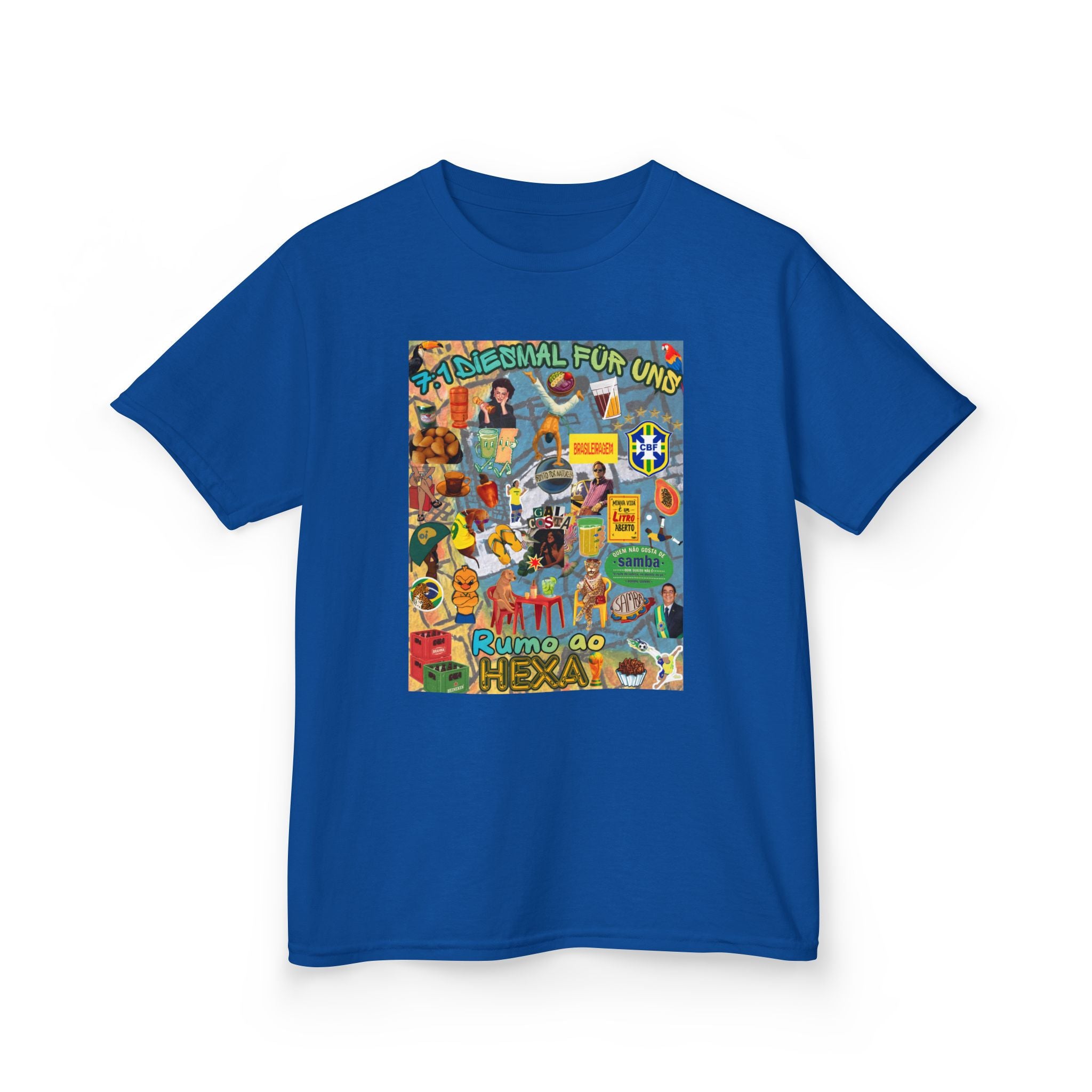 Unisex Kids 100% Algodão | Brasil x Alemanha