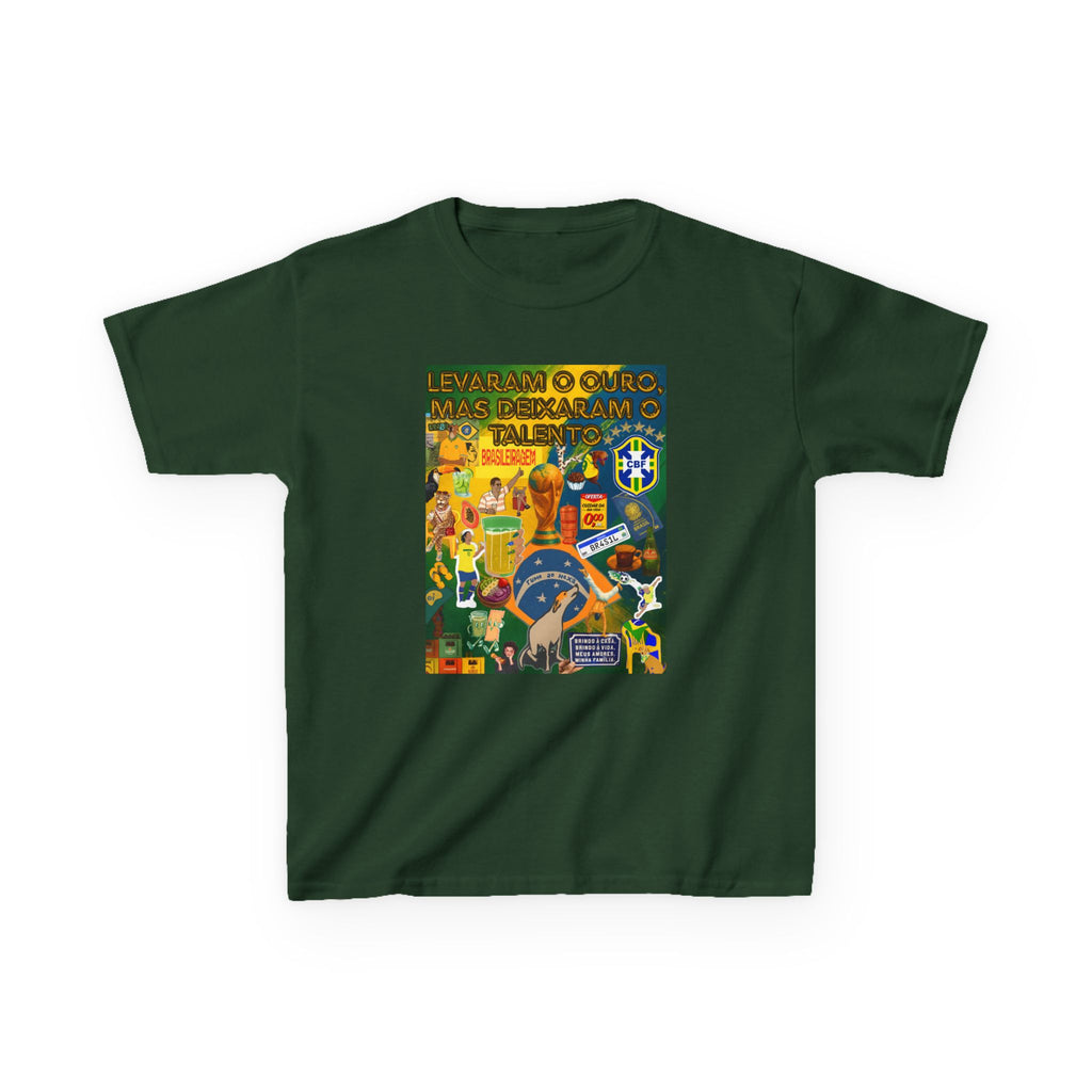 Unisex Kids 100% Algodão | Brasil x Portugal