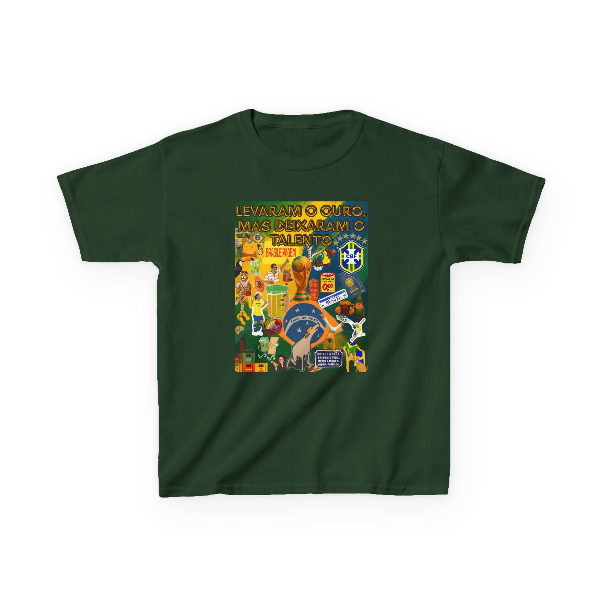 Unisex Kids 100% Algodão | Brasil x Portugal
