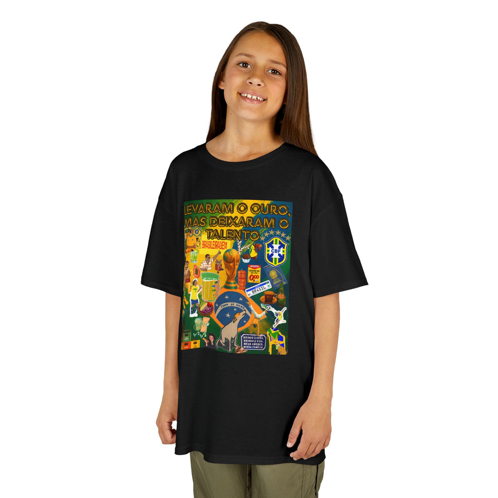Unisex Kids 100% Algodão | Brasil x Portugal