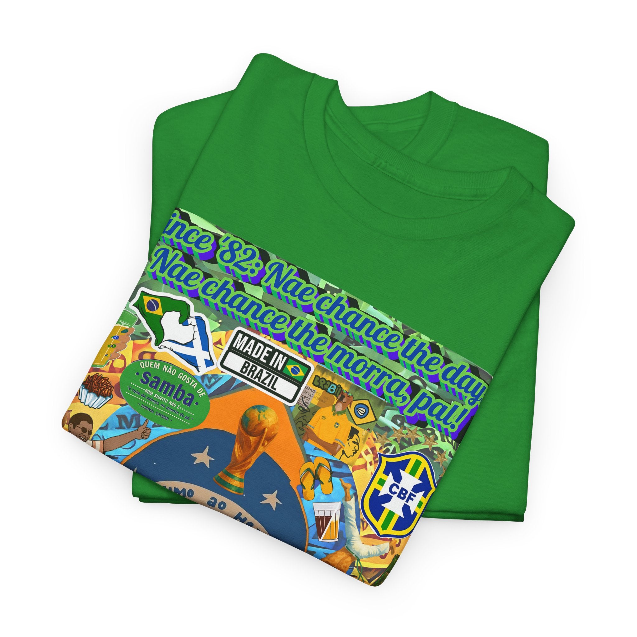 Unisex 100% Algodão OEKO-TEX® | Brasil x Escócia