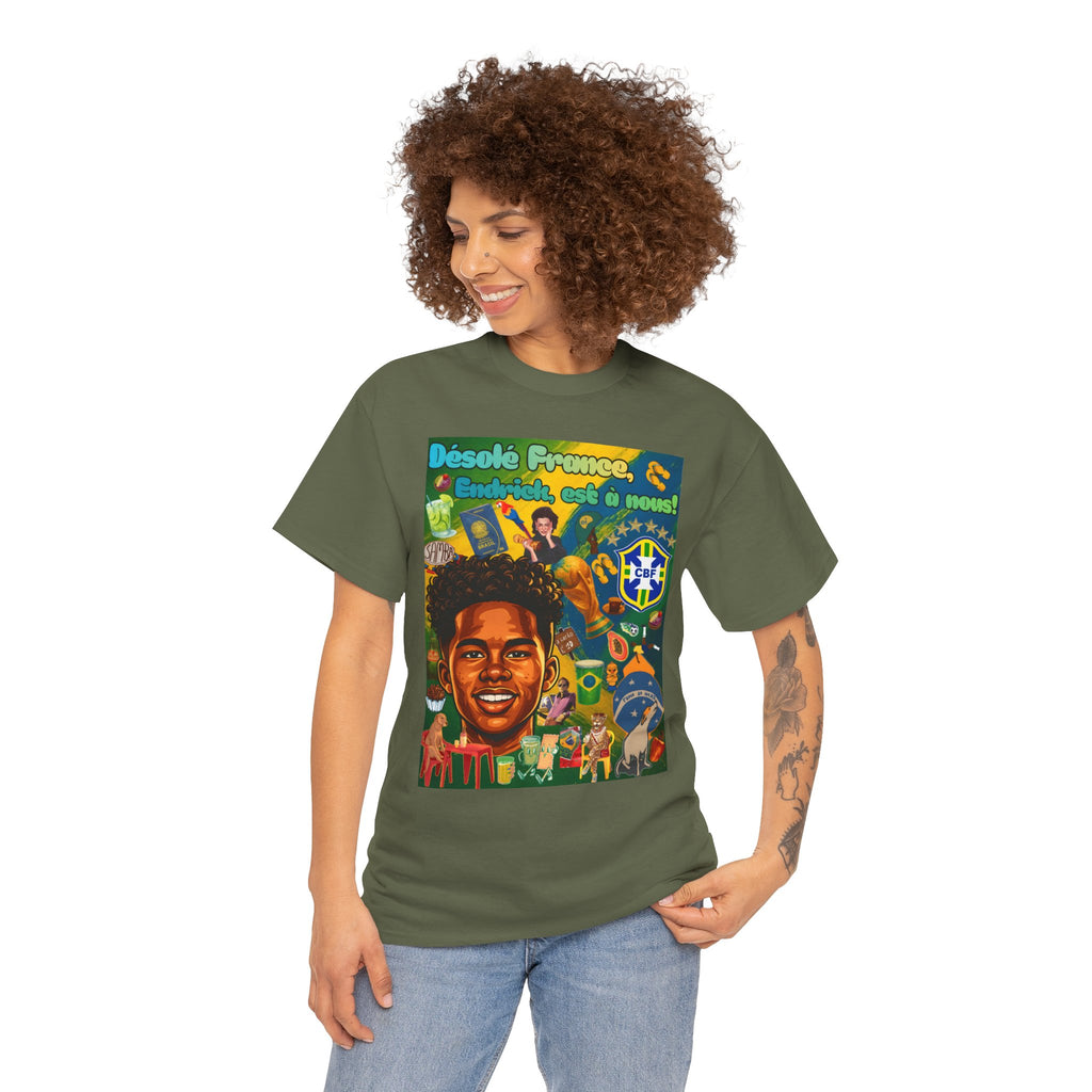 Unisex 100% Algodão OEKO-TEX®  | Brasil x França