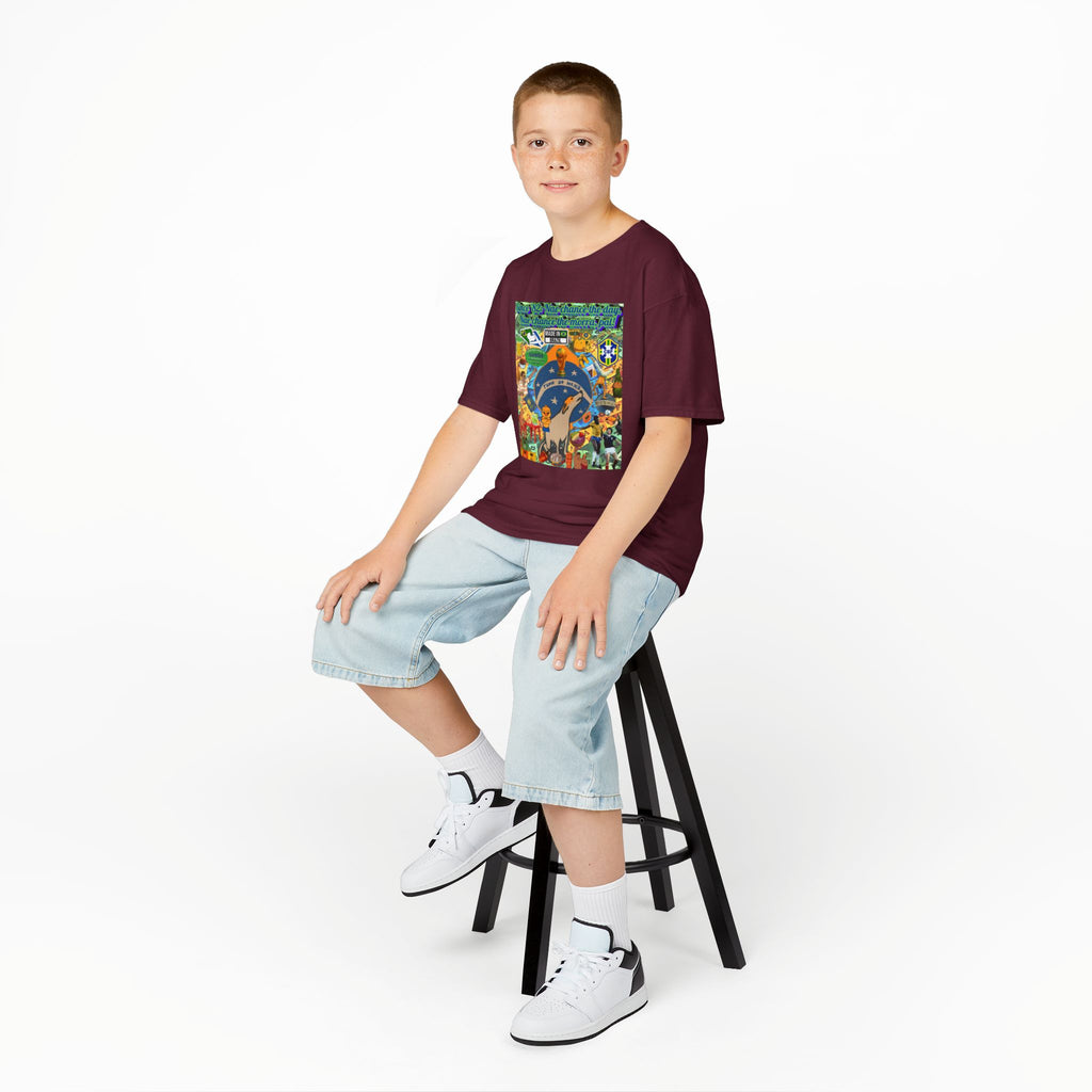 Unisex Kids 100% Algodão- Brasil x Escócia