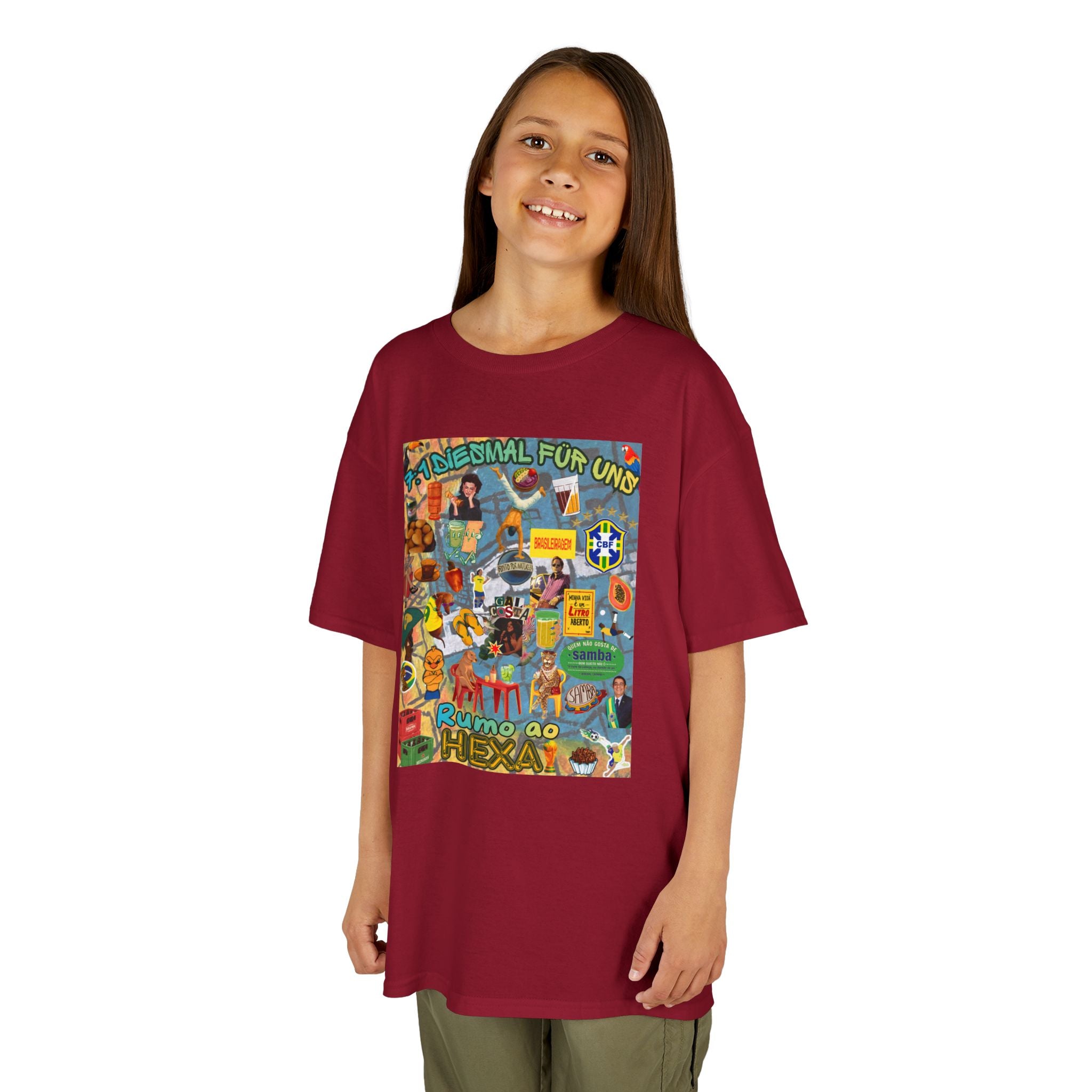 Unisex Kids 100% Algodão | Brasil x Alemanha